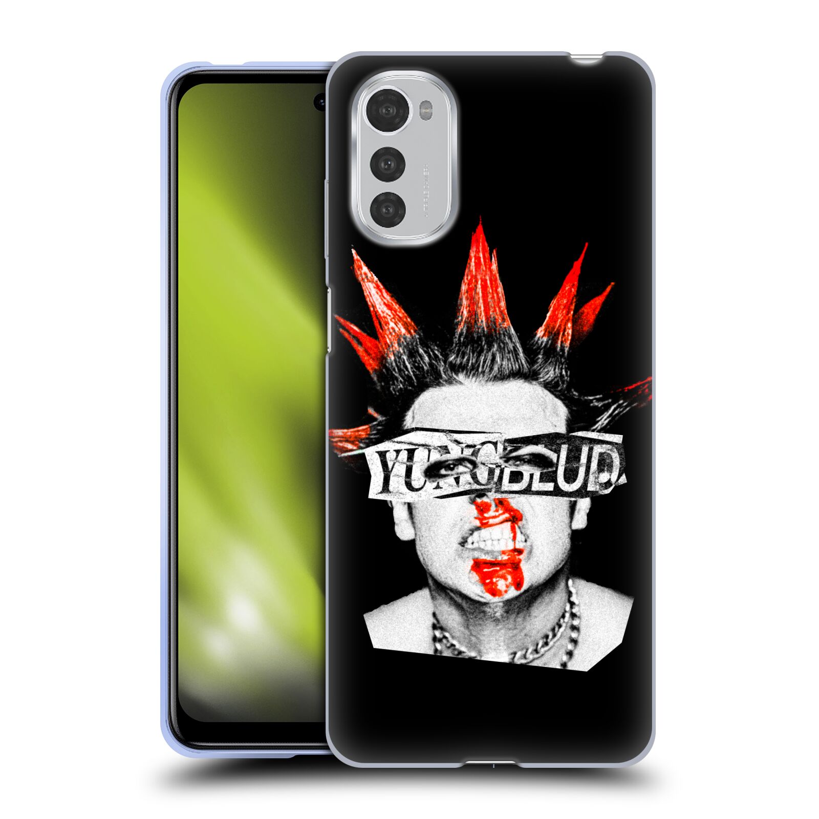 Silikonové pouzdro na mobil Motorola Moto E32 / E32s - Yungblud - Graphics Face