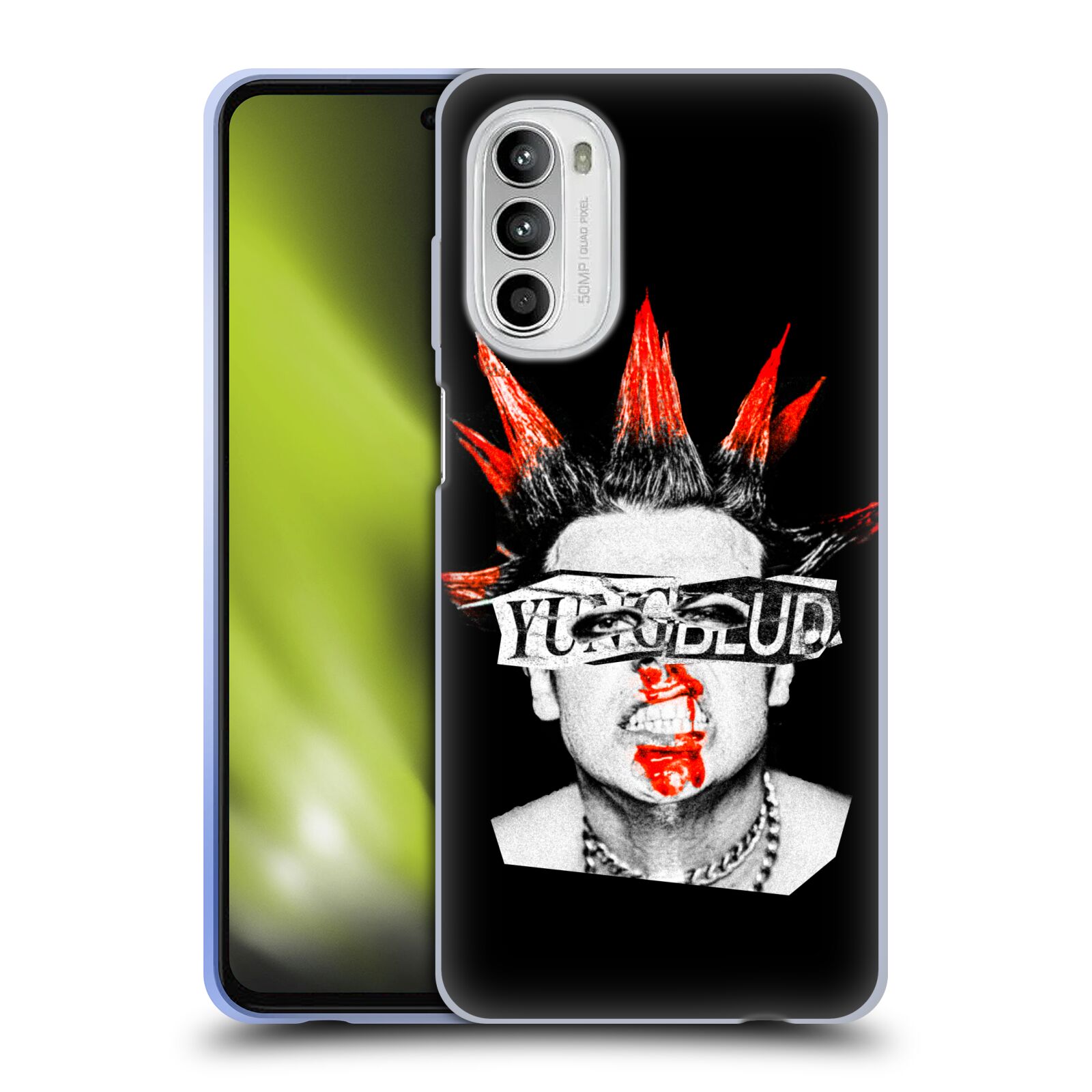 Silikonové pouzdro na mobil Motorola Moto G52 - Yungblud - Graphics Face