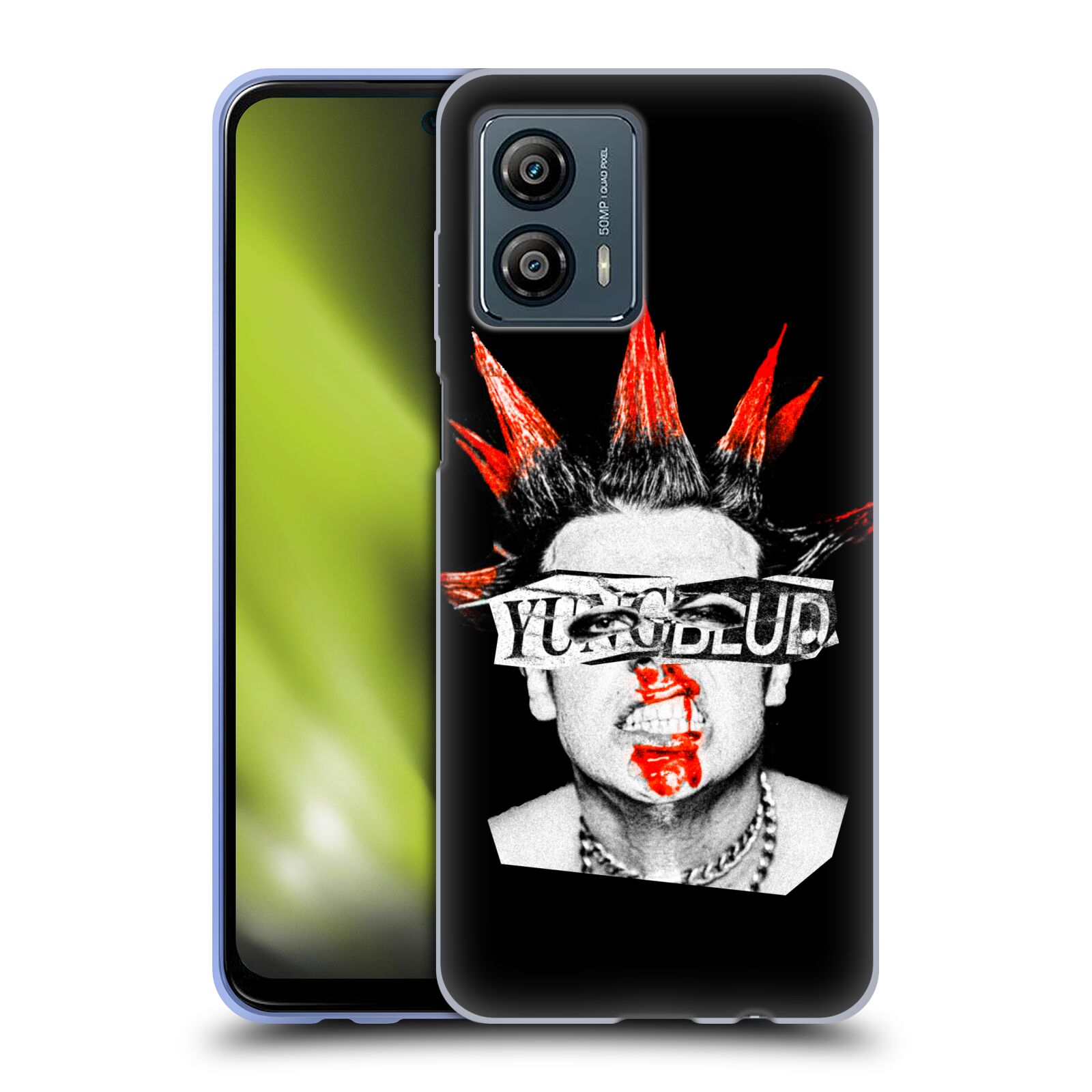 Silikonové pouzdro na mobil Motorola Moto G53 5G - Yungblud - Graphics Face