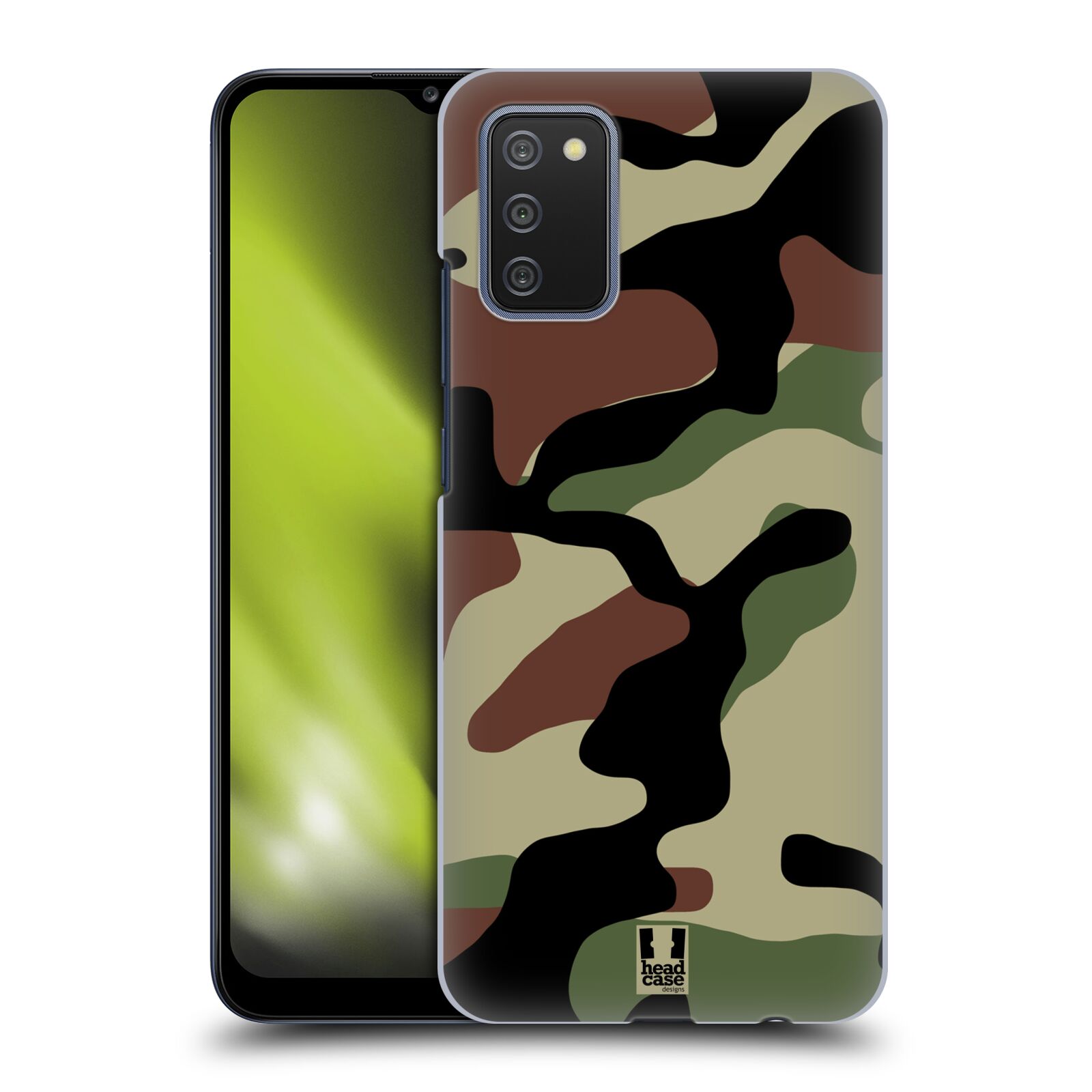 Plastové pouzdro na mobil Samsung Galaxy A02s - Head Case - Maskáče