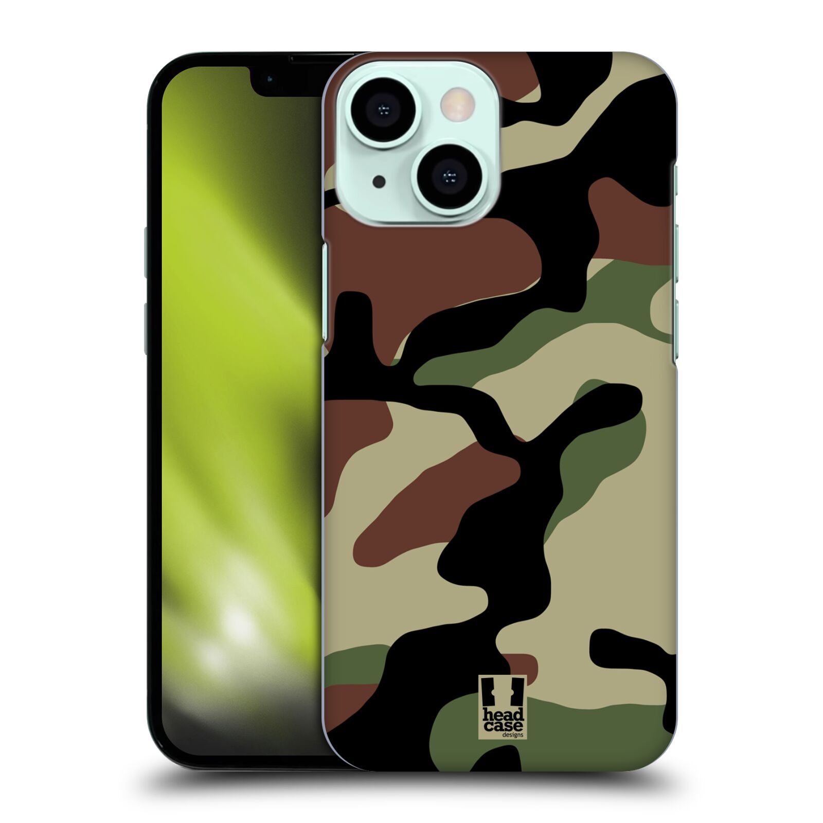 Plastové pouzdro na mobil Apple iPhone 13 Mini - Head Case - Maskáče