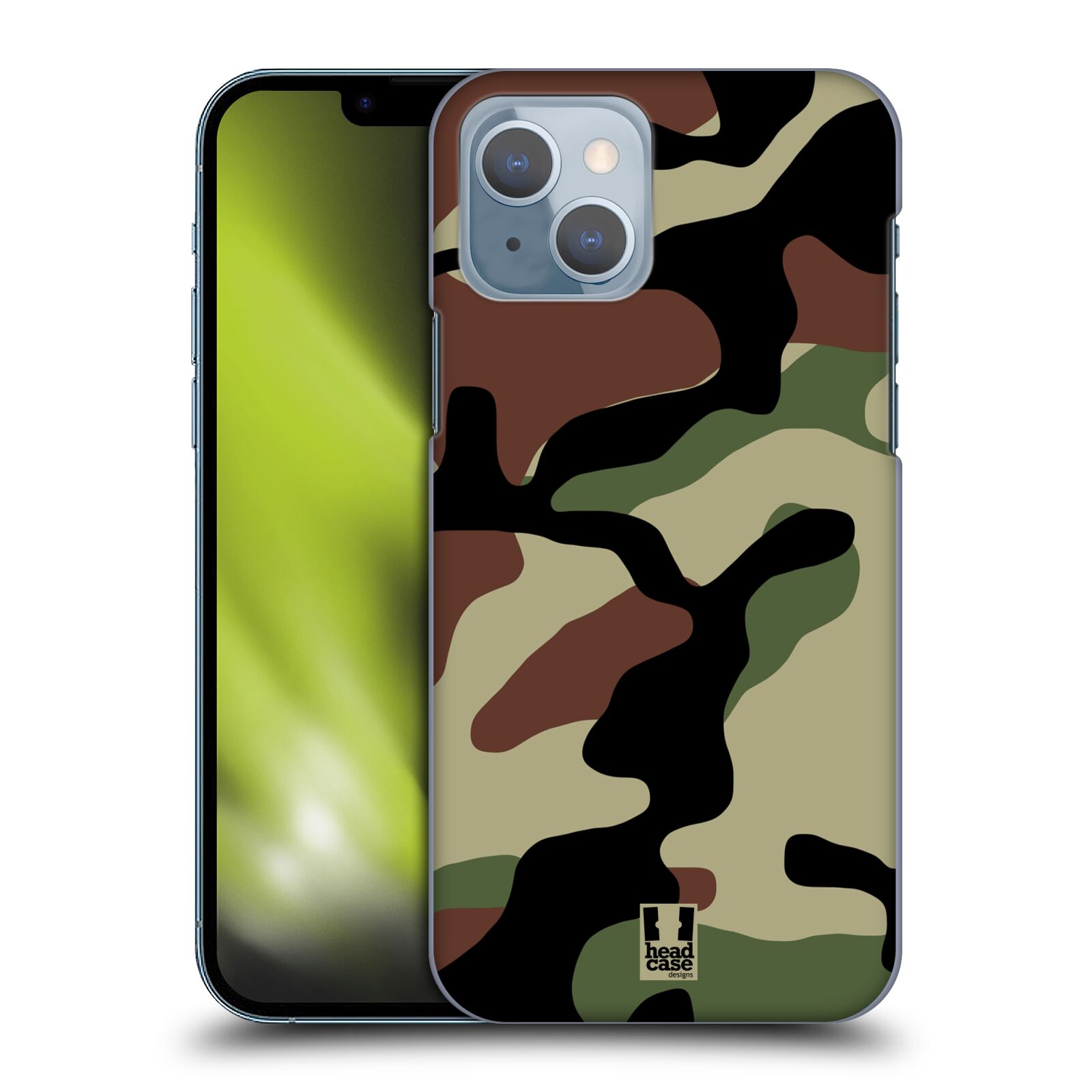 Plastové pouzdro na mobil Apple iPhone 14 - Head Case - Maskáče