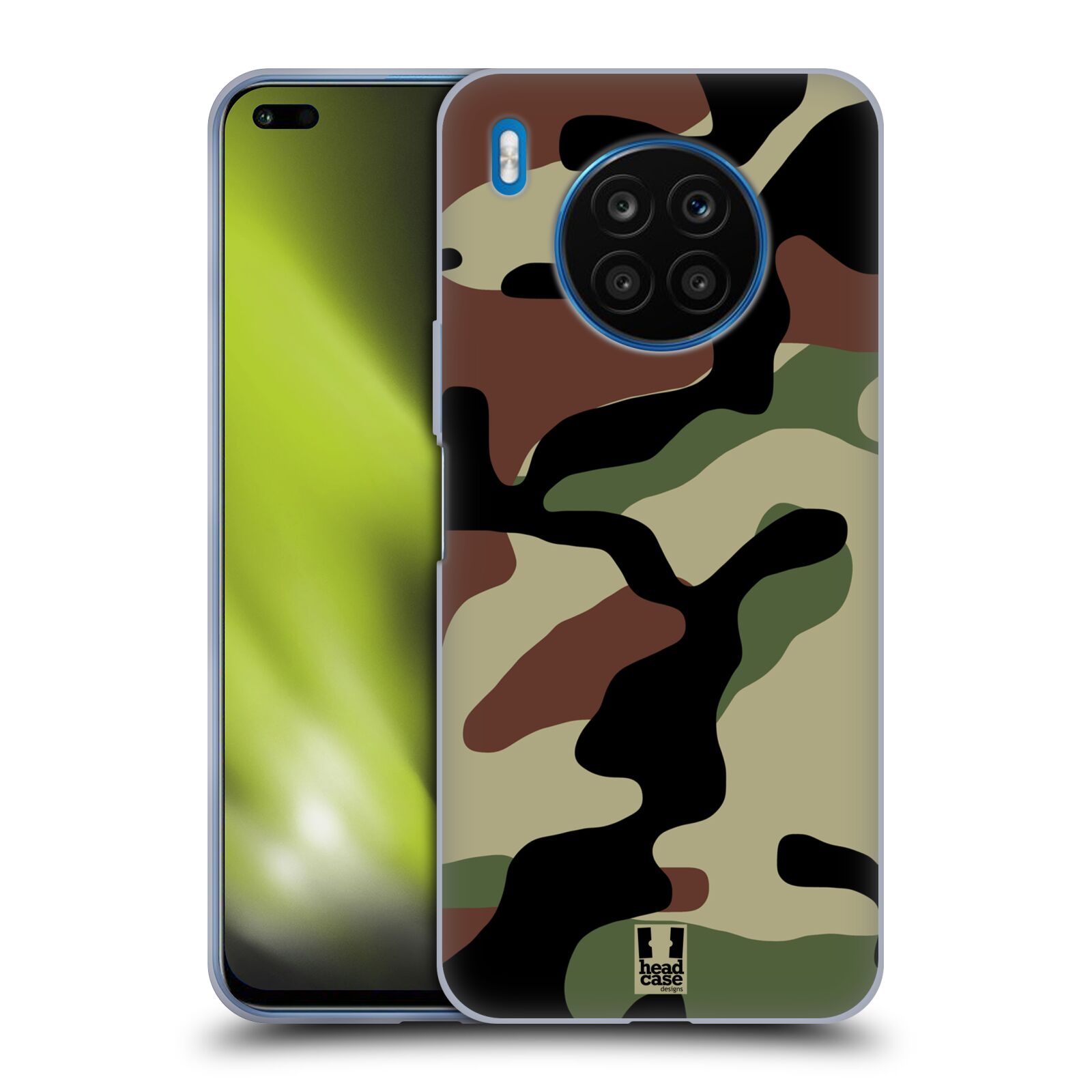 Silikonové pouzdro na mobil Huawei Nova 8i / Honor 50 Lite - Head Case - Maskáče