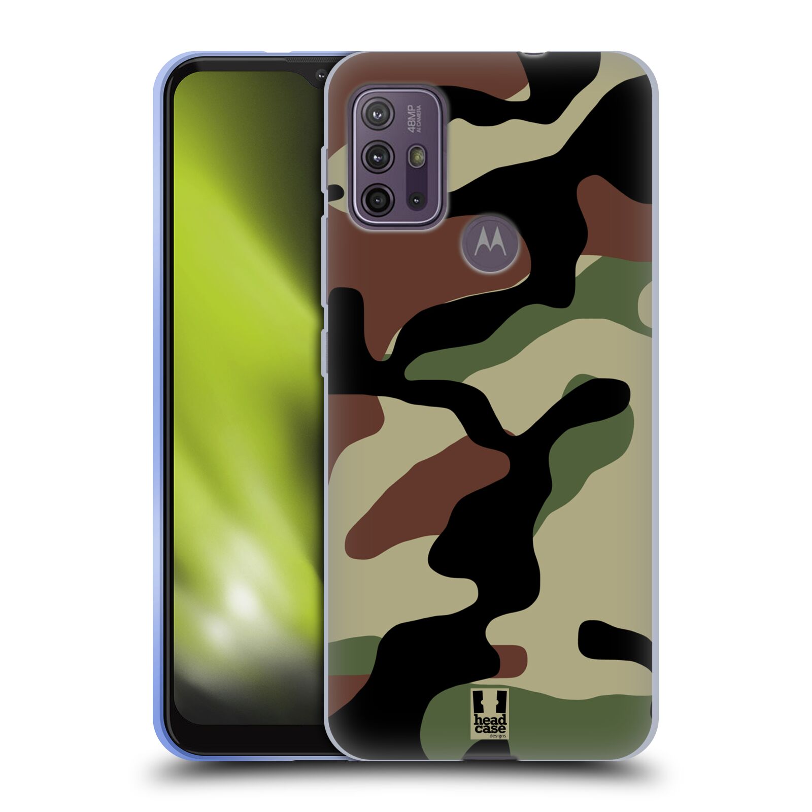 Silikonové pouzdro na mobil Motorola Moto G10 / G30 - Head Case - Maskáče
