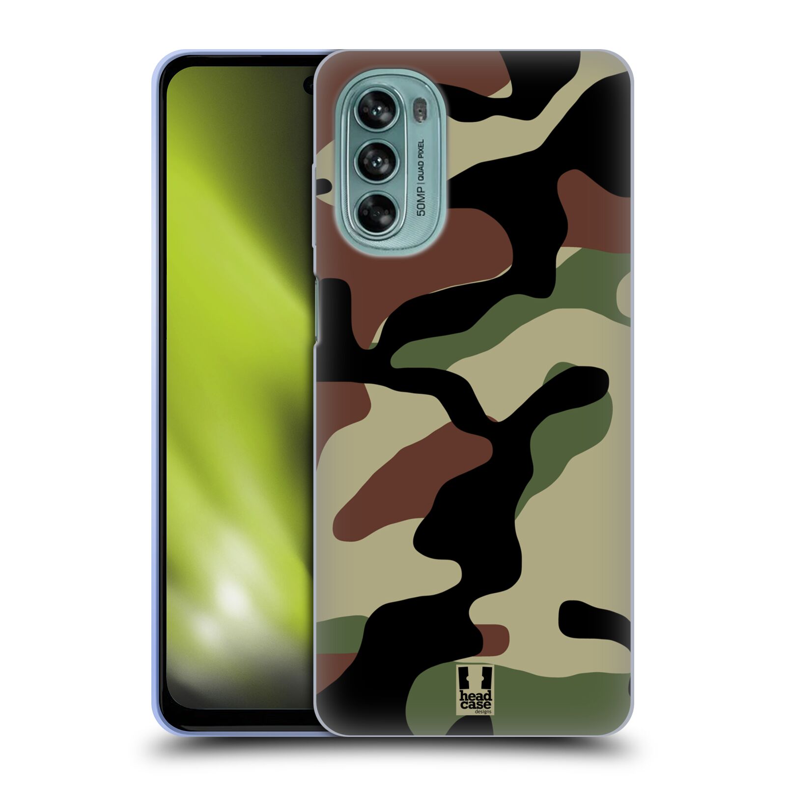 Silikonové pouzdro na mobil Motorola Moto G62 5G - Head Case - Maskáče