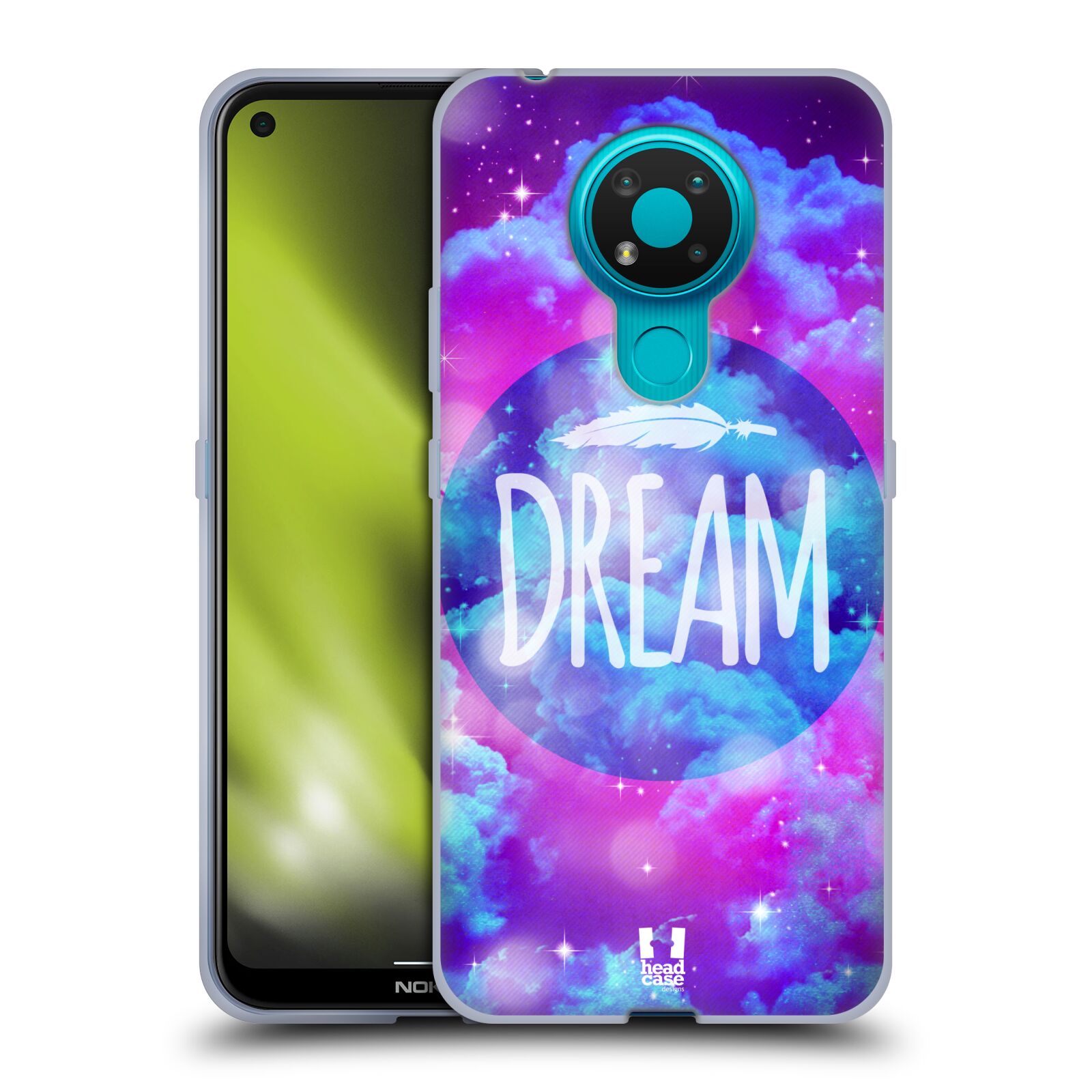 Silikonové pouzdro na mobil Nokia 3.4 - Head Case - CHROMATIC DREAM