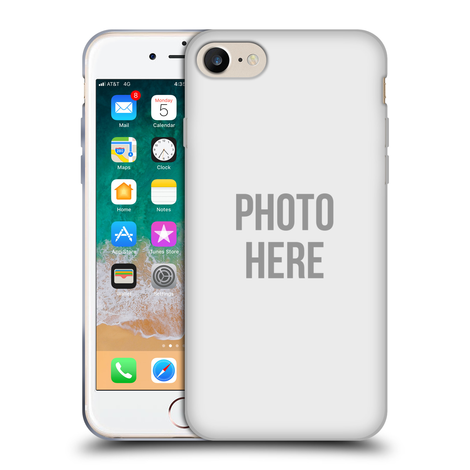 Silikonové pouzdro na mobil Apple iPhone SE (2020) / Apple iPhone SE (2022) - s vlastním motivem