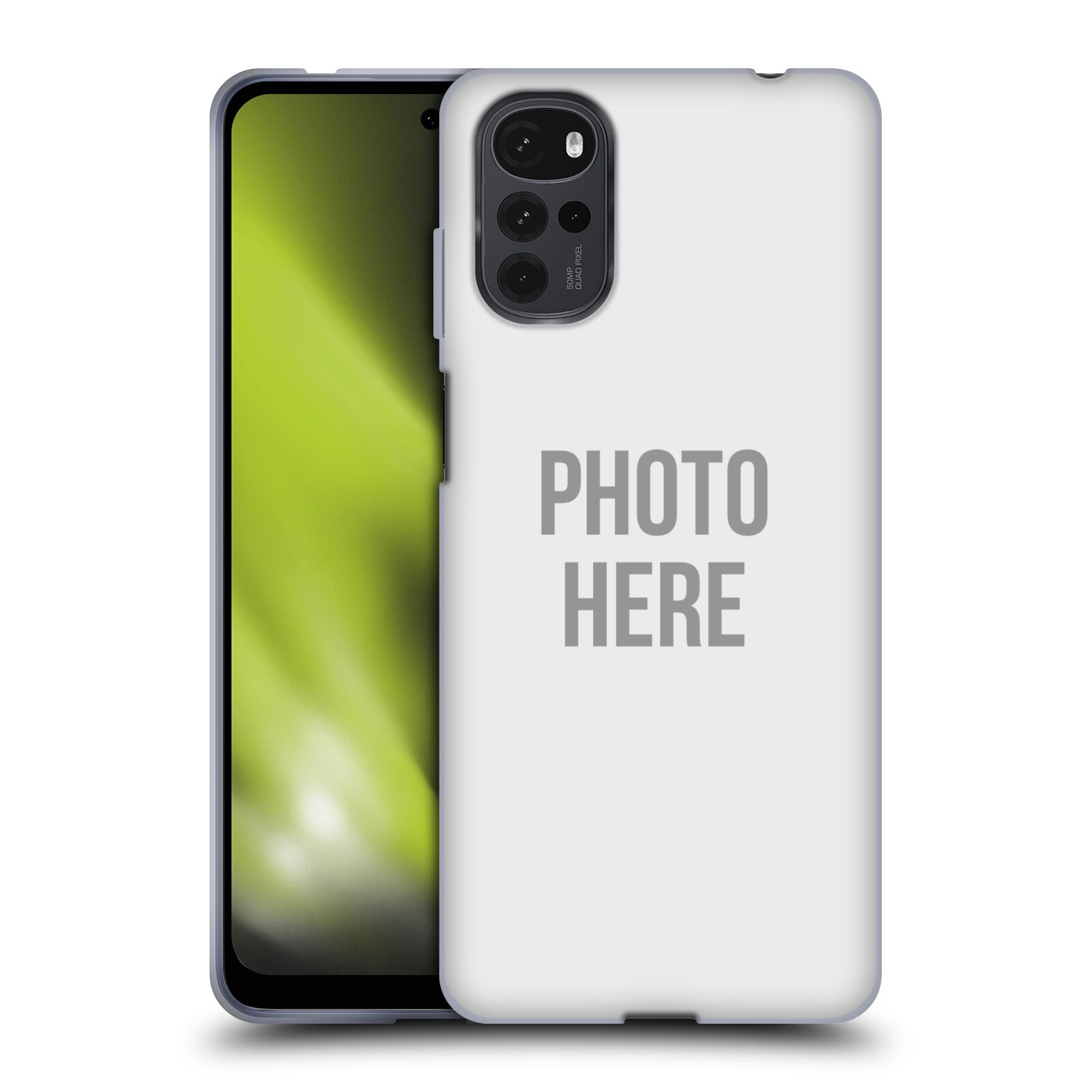 Silikonové pouzdro na mobil Motorola Moto G22 s vlastním motivem