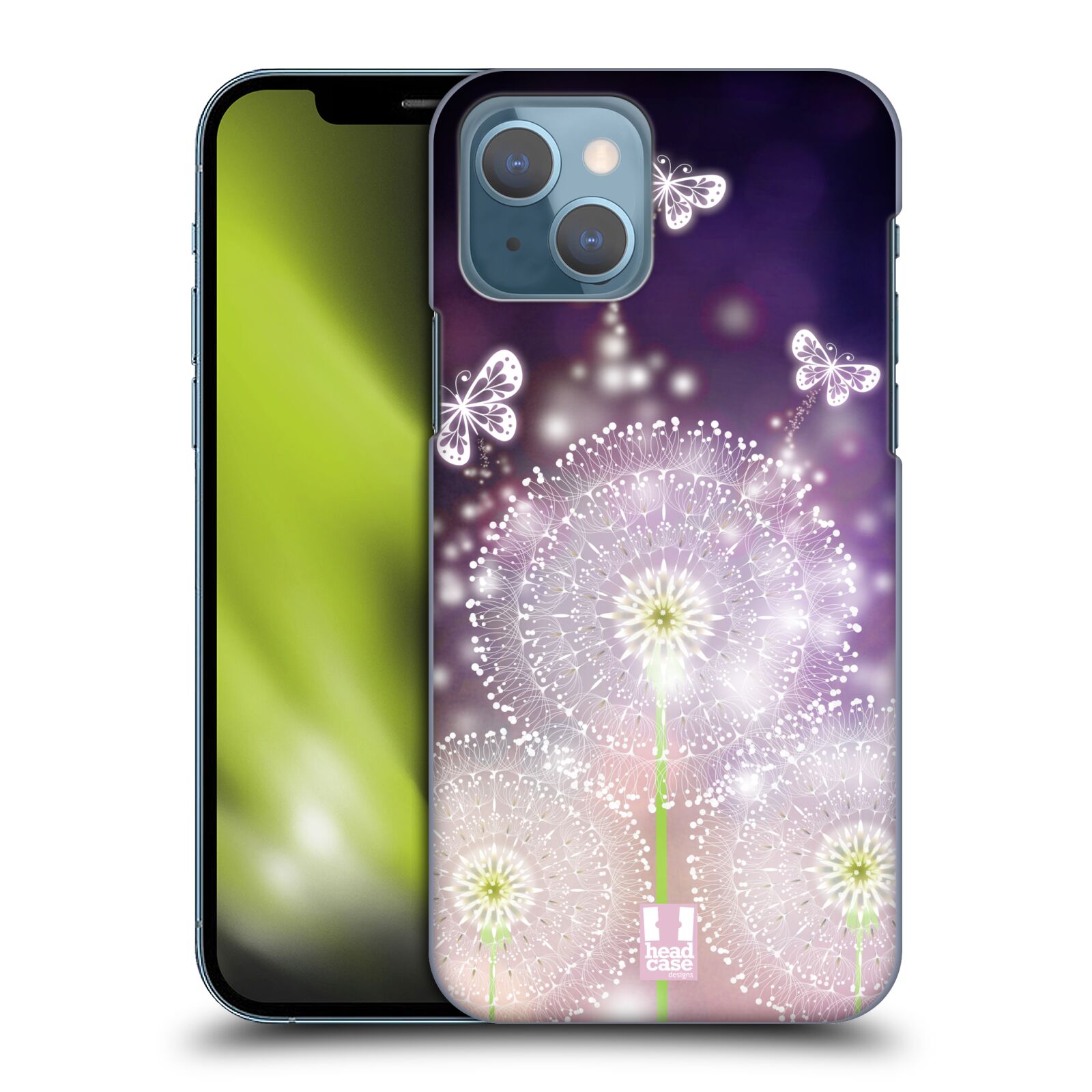 Plastové pouzdro na mobil Apple iPhone 13 - Head Case - Pampelišky a Motýlci