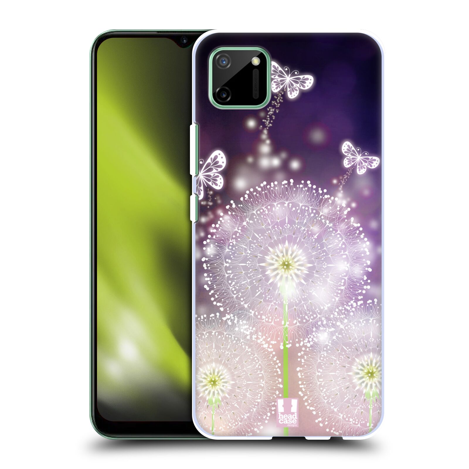 Plastové pouzdro na mobil Realme C11 - Head Case - Pampelišky a Motýlci