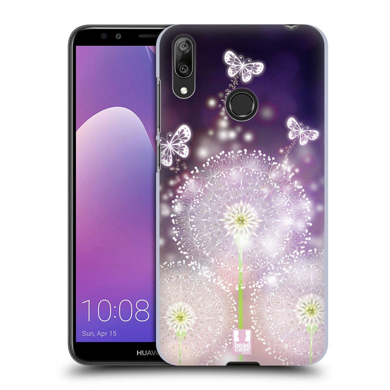 Plastové pouzdro na mobil Huawei Y7 (2019) - Head Case - Pampelišky a Motýlci