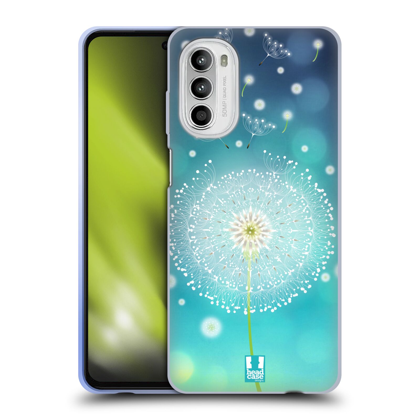 Silikonové pouzdro na mobil Motorola Moto G52 - Head Case - Rozlétaná pampeliška