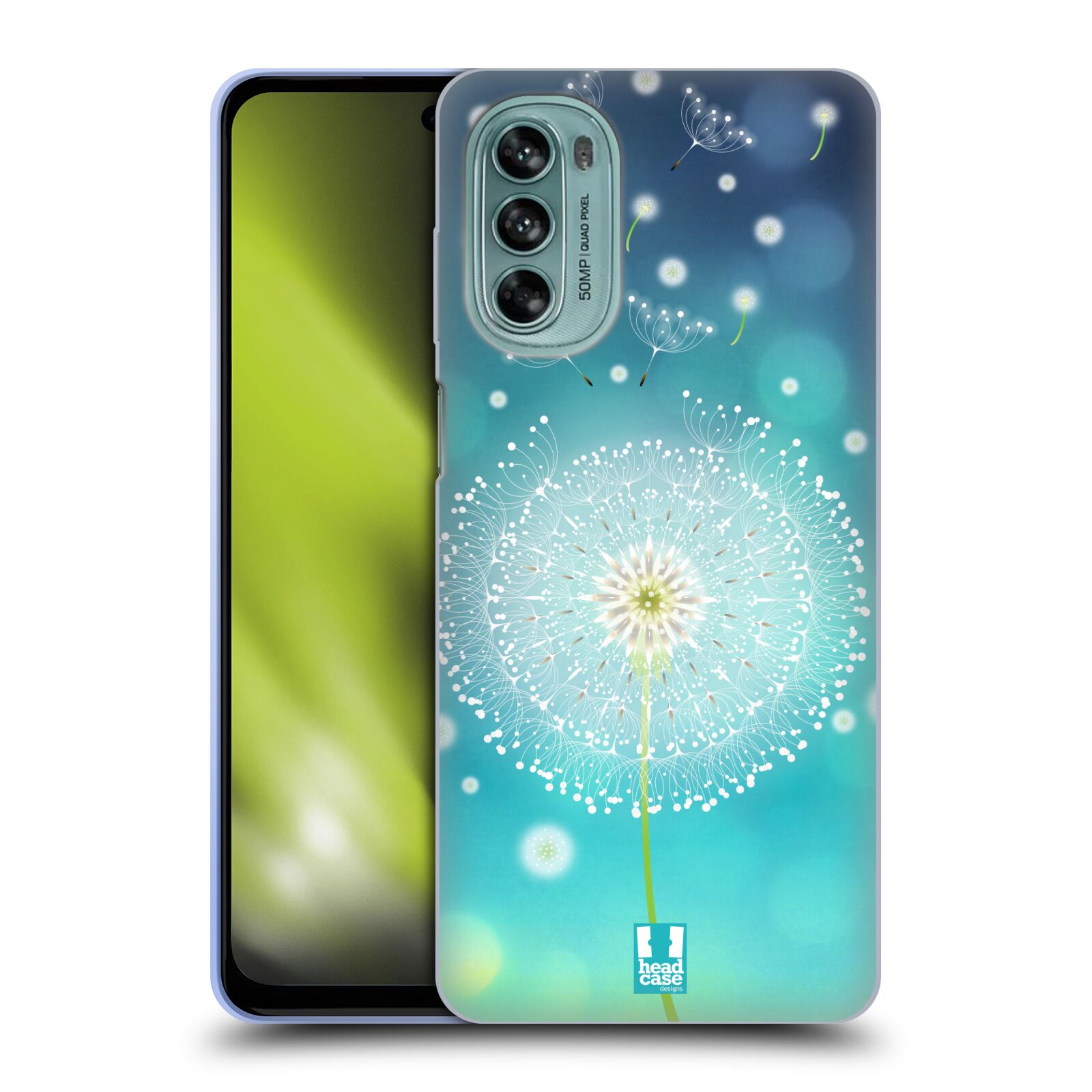 Silikonové pouzdro na mobil Motorola Moto G62 5G - Head Case - Rozlétaná pampeliška