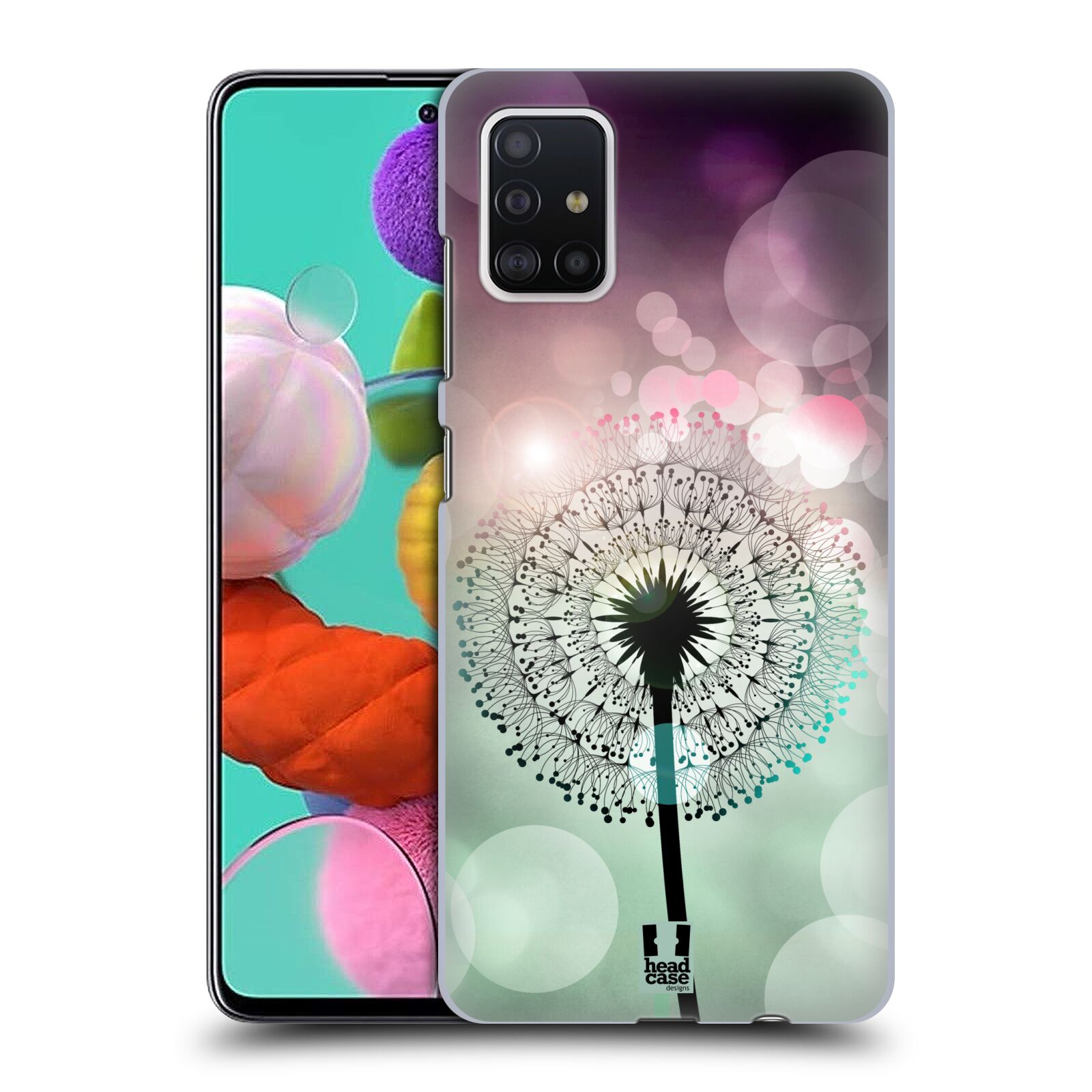 Plastové pouzdro na mobil Samsung Galaxy A51 - Head Case - Pampeliškové odlesky (Plastový kryt, pouzdro, obal na mobilní telefon Samsung Galaxy A51 A515F Dual SIM s motivem Pampeliškové odlesky)