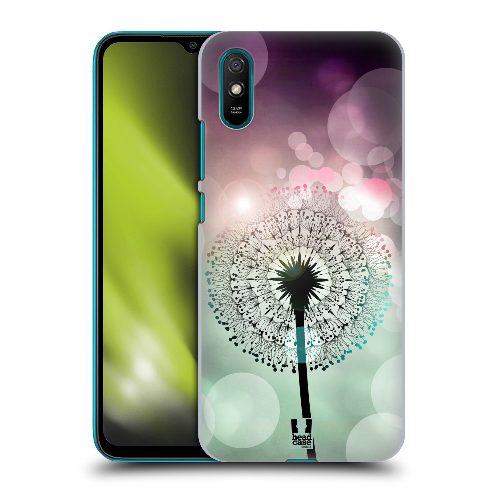 Plastové pouzdro na mobil Xiaomi Redmi 9A / Xiaomi Redmi 9AT - Head Case - Pampeliškové odlesky (Plastový kryt, pouzdro, obal na mobilní telefon Xiaomi Redmi 9A / Xiaomi Redmi 9AT s motivem Pampeliškové odlesky)