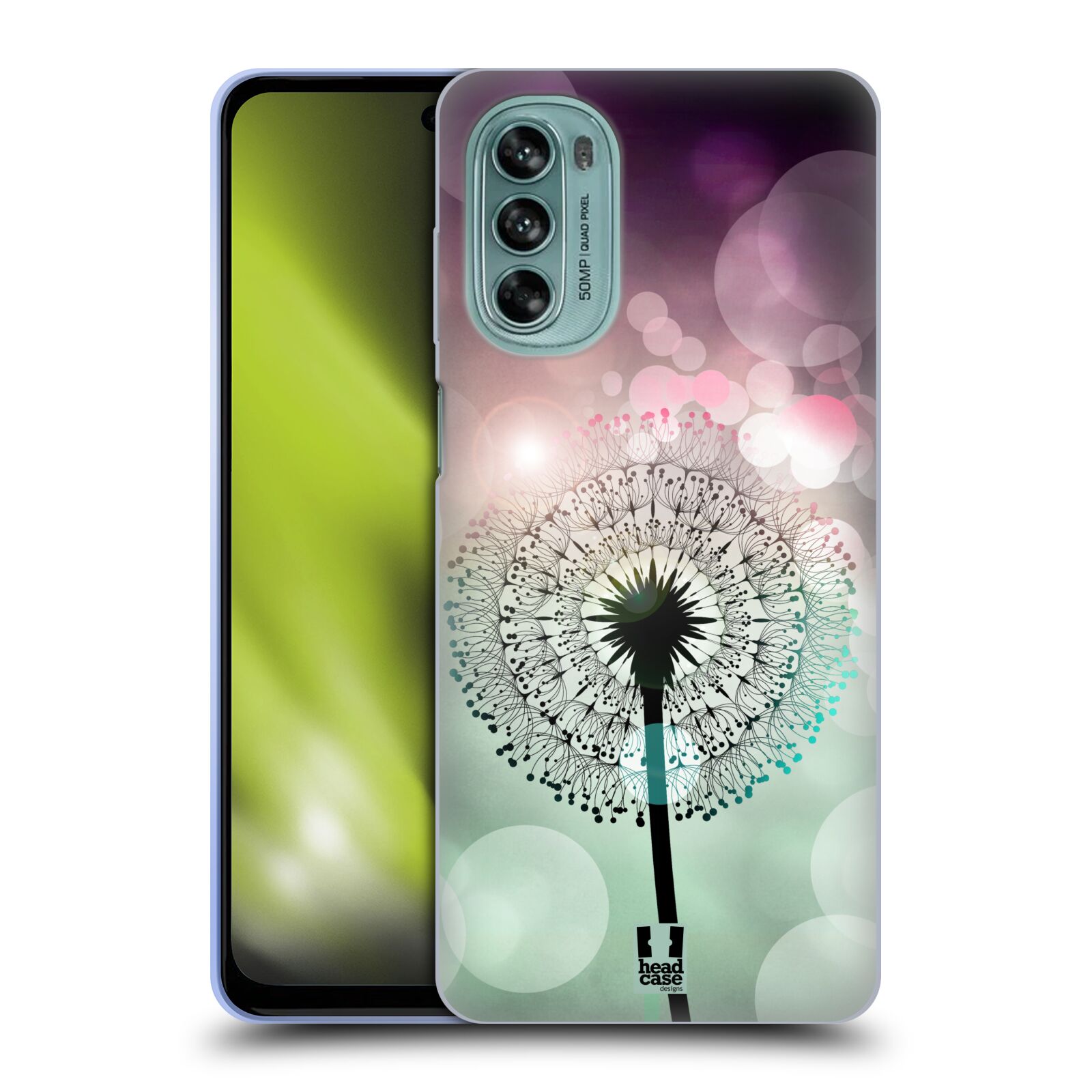 Silikonové pouzdro na mobil Motorola Moto G62 5G - Head Case - Pampeliškové odlesky