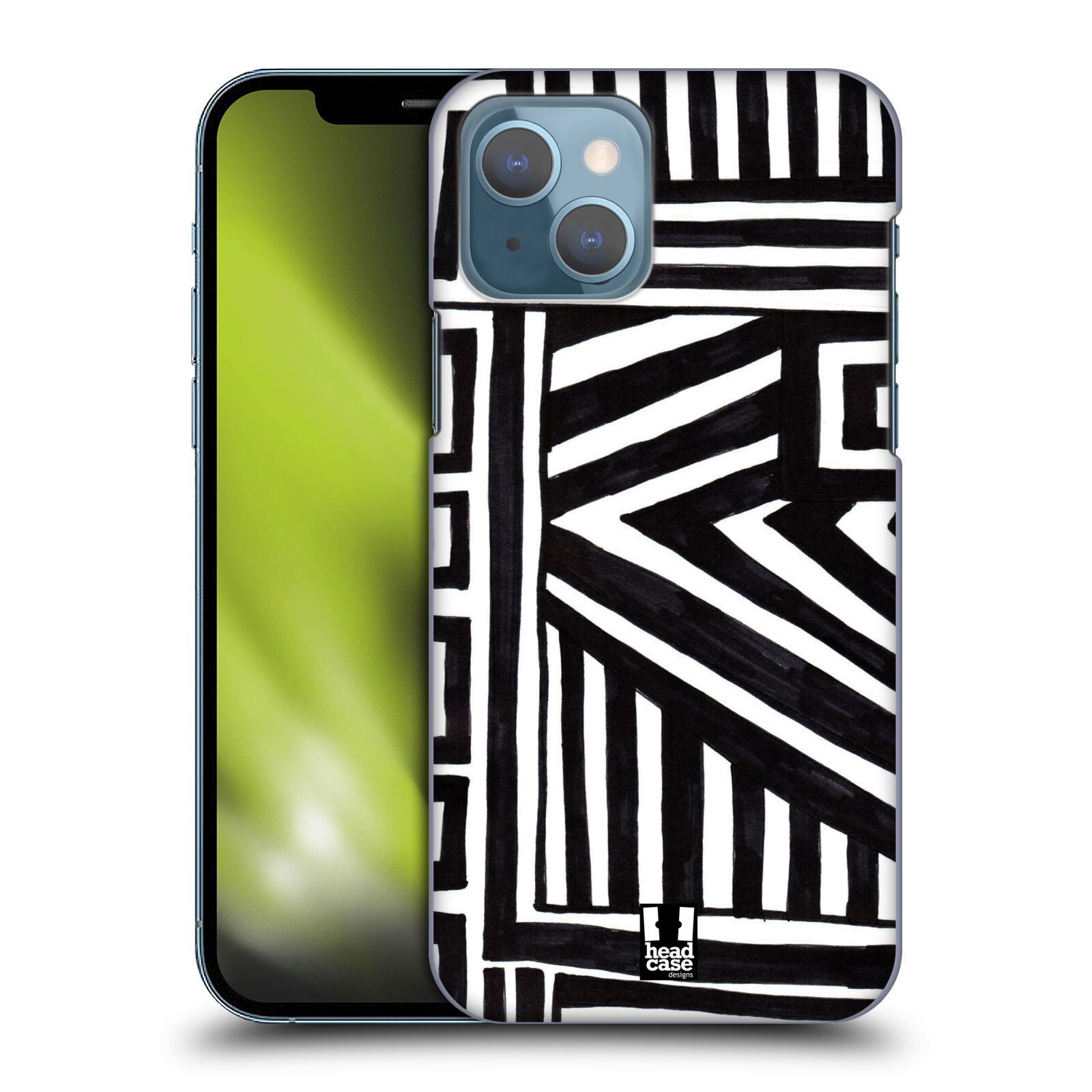 Plastové pouzdro na mobil Apple iPhone 13 - Head Case - DOODLE GEOMETRIC