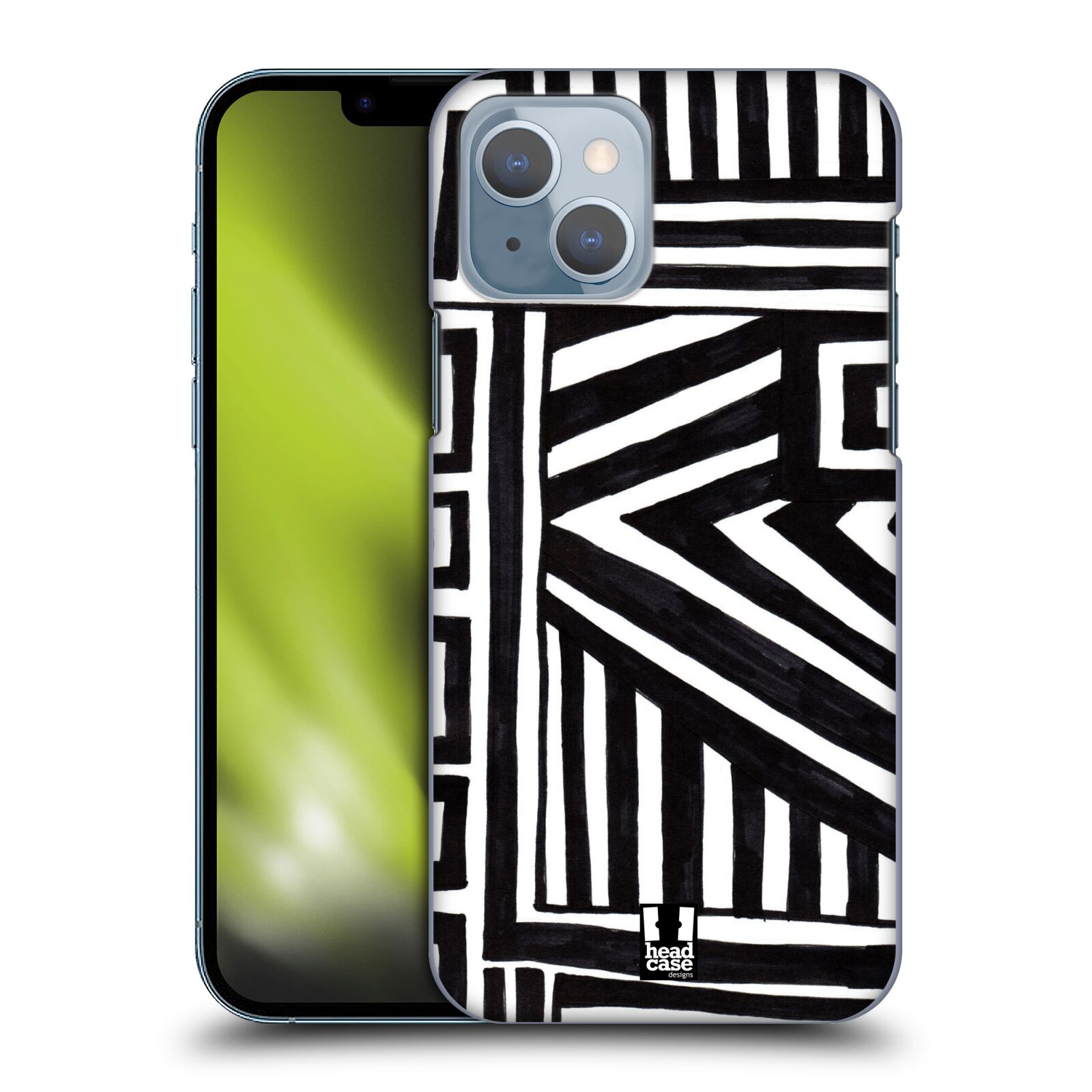 Plastové pouzdro na mobil Apple iPhone 14 - Head Case - DOODLE GEOMETRIC