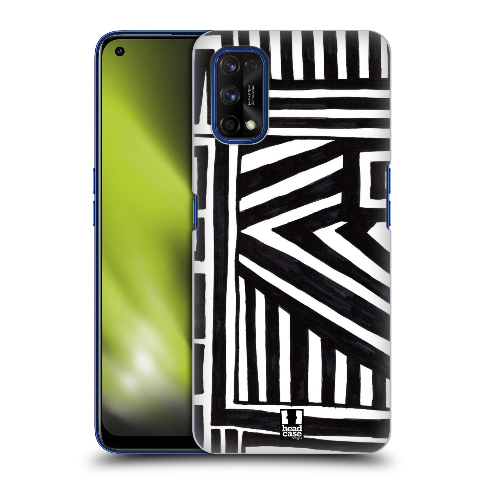 Plastové pouzdro na mobil Realme 7 Pro - Head Case - DOODLE GEOMETRIC
