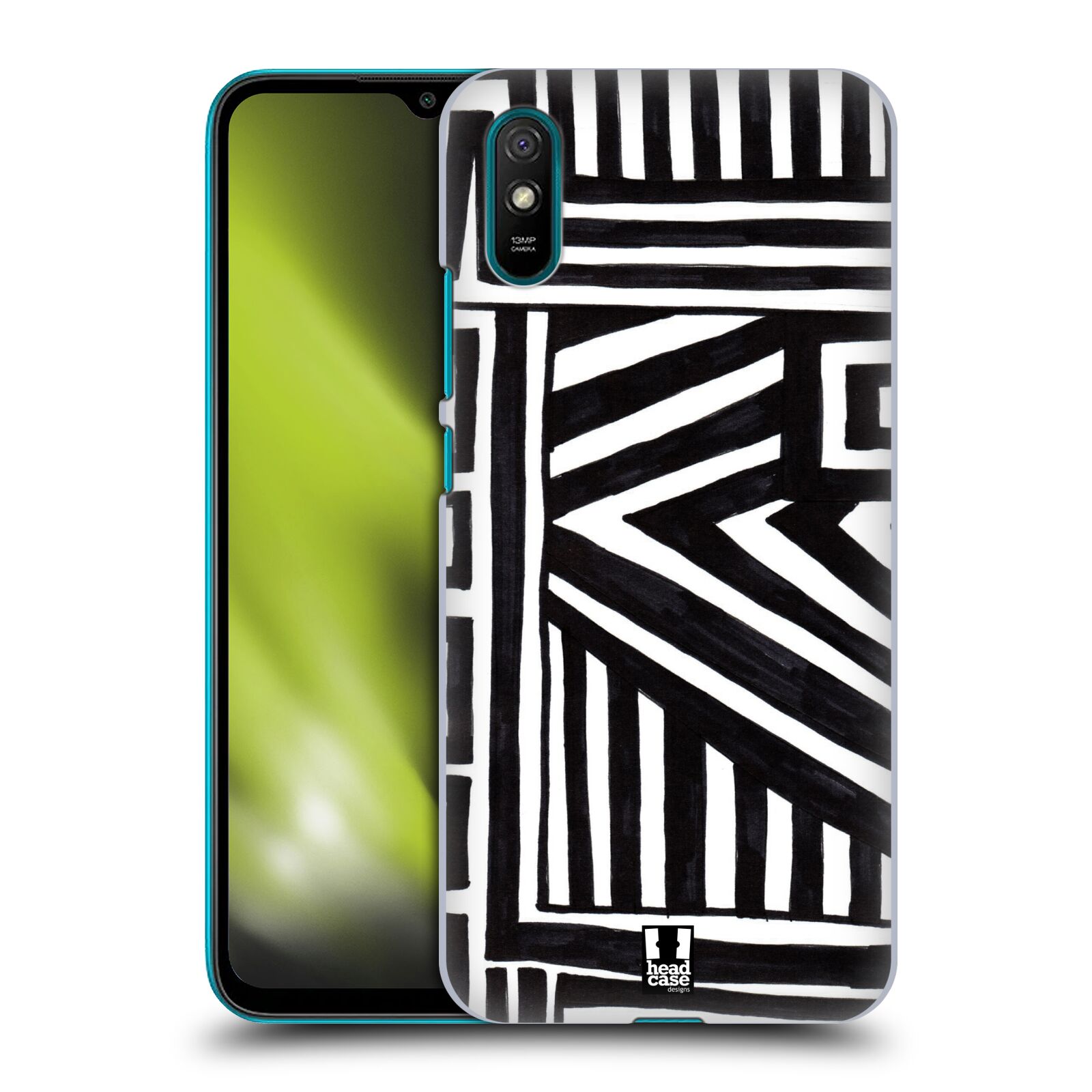 Plastové pouzdro na mobil Xiaomi Redmi 9A / Xiaomi Redmi 9AT - Head Case - DOODLE GEOMETRIC