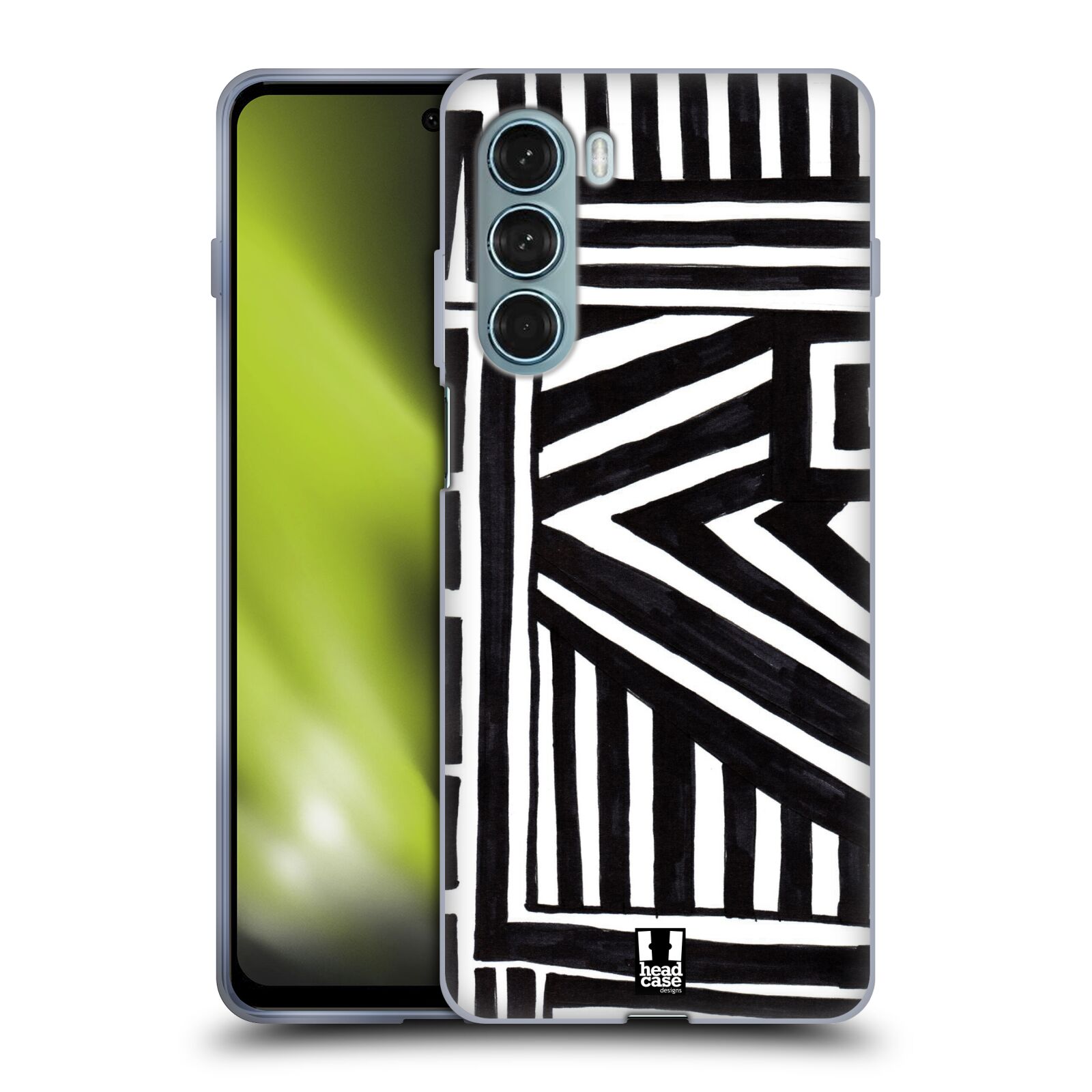 Silikonové pouzdro na mobil Motorola Moto G200 5G - Head Case - DOODLE GEOMETRIC