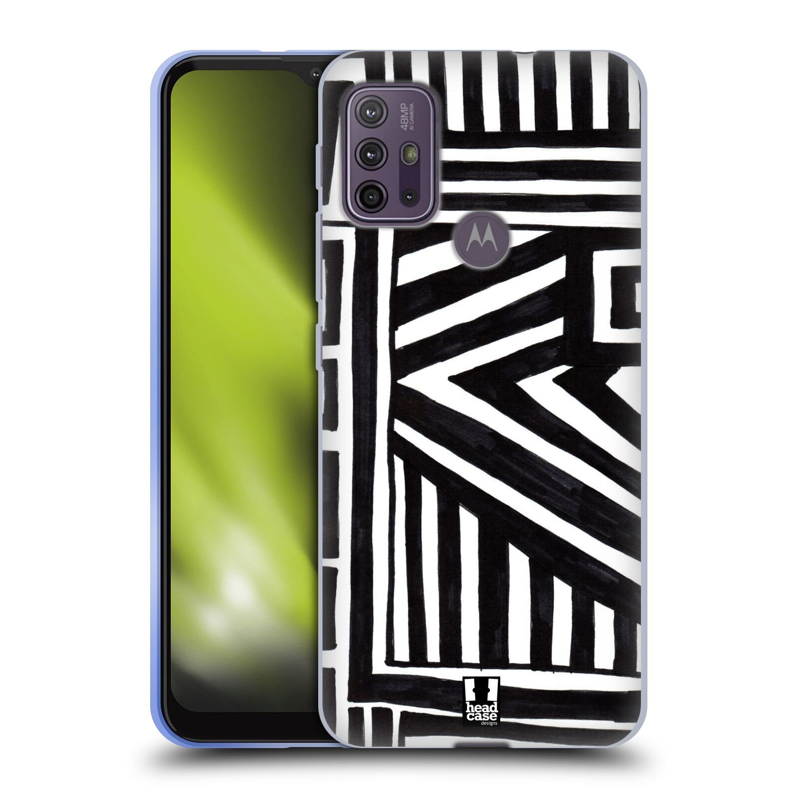 Silikonové pouzdro na mobil Motorola Moto G10 / G30 - Head Case - DOODLE GEOMETRIC