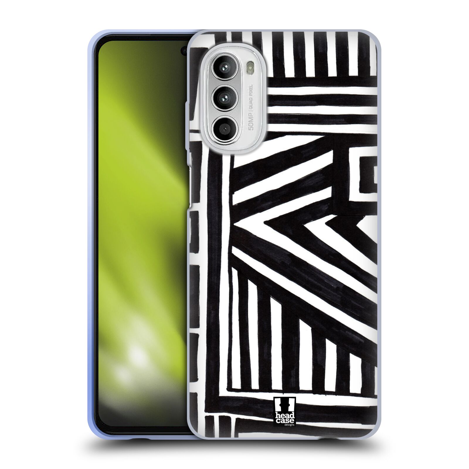 Silikonové pouzdro na mobil Motorola Moto G52 - Head Case - DOODLE GEOMETRIC