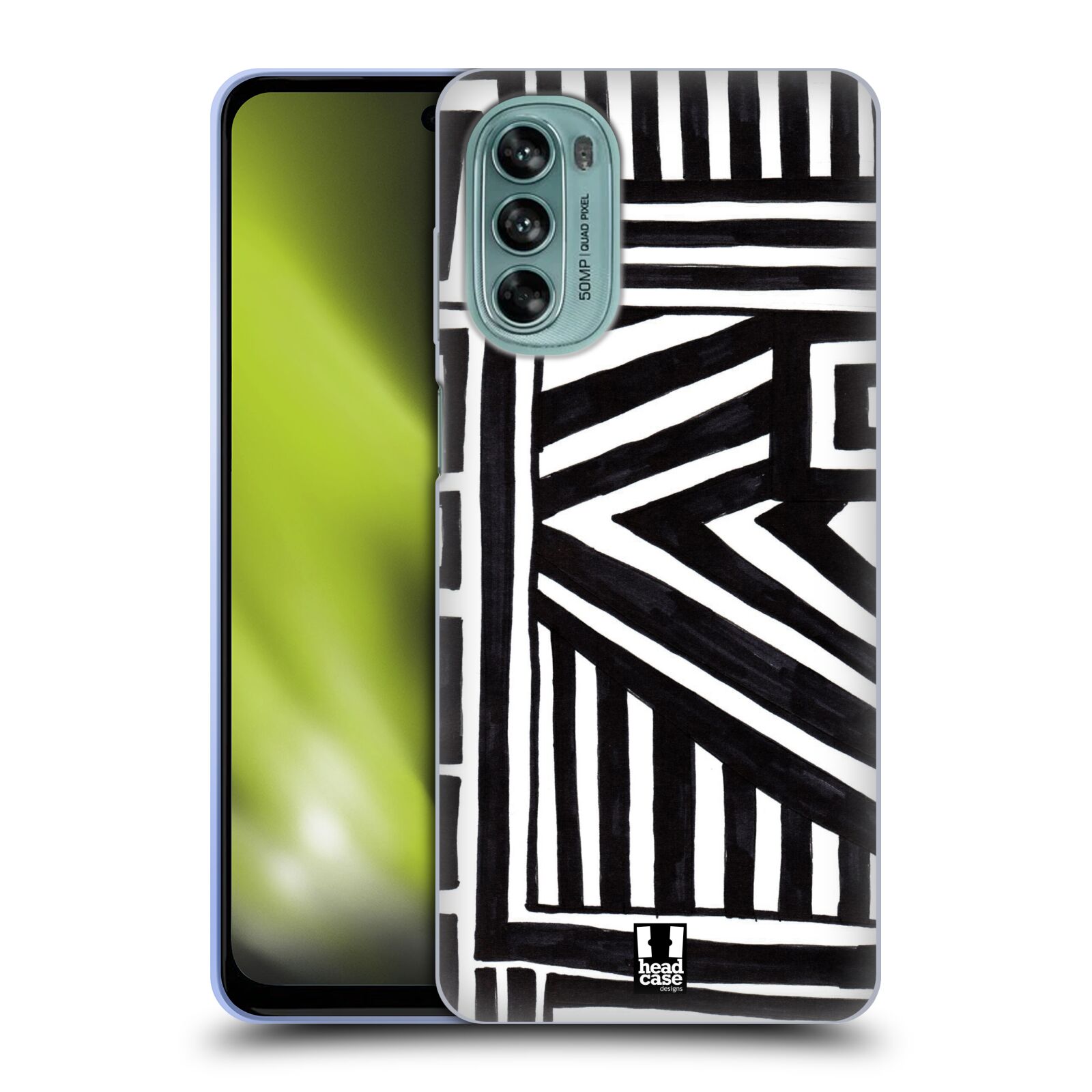 Silikonové pouzdro na mobil Motorola Moto G62 5G - Head Case - DOODLE GEOMETRIC