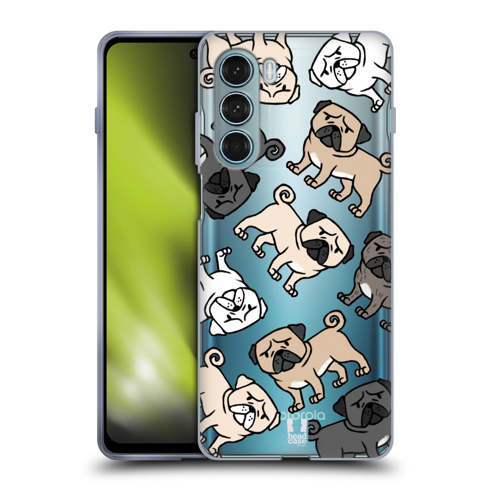 Silikonové pouzdro na mobil Motorola Moto G200 5G - Head Case - Mopsíci
