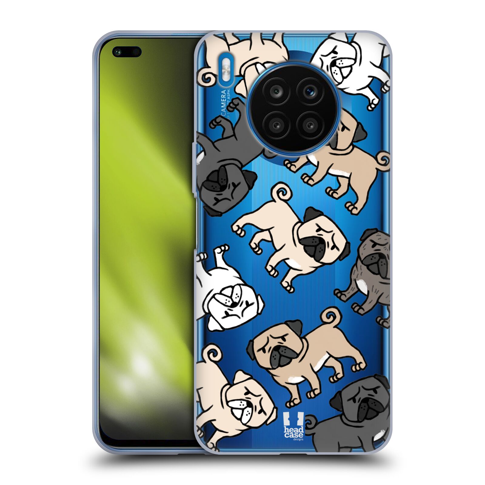Silikonové pouzdro na mobil Huawei Nova 8i / Honor 50 Lite - Head Case - Mopsíci