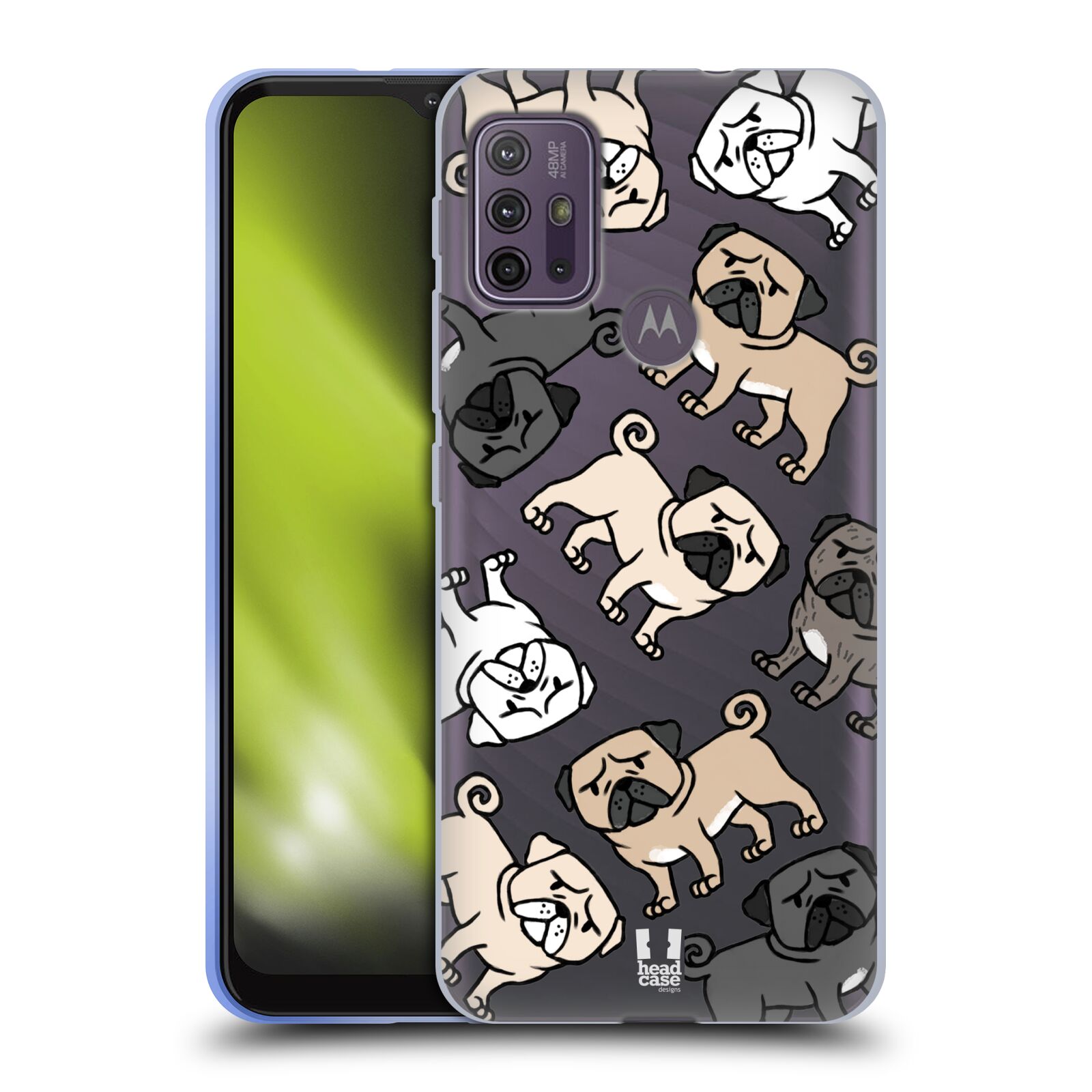 Silikonové pouzdro na mobil Motorola Moto G10 / G30 - Head Case - Mopsíci