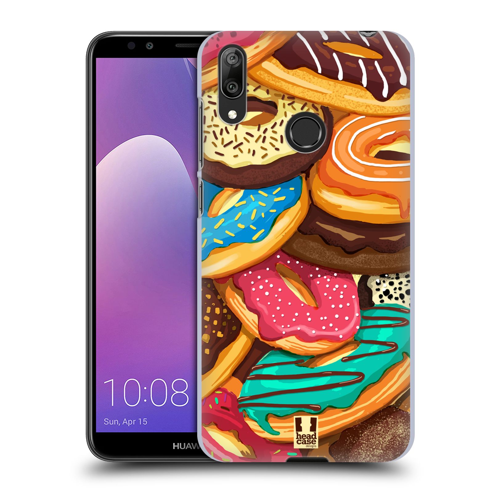 Plastové pouzdro na mobil Huawei Y7 (2019) - Head Case - DONUTKY VŠUDE