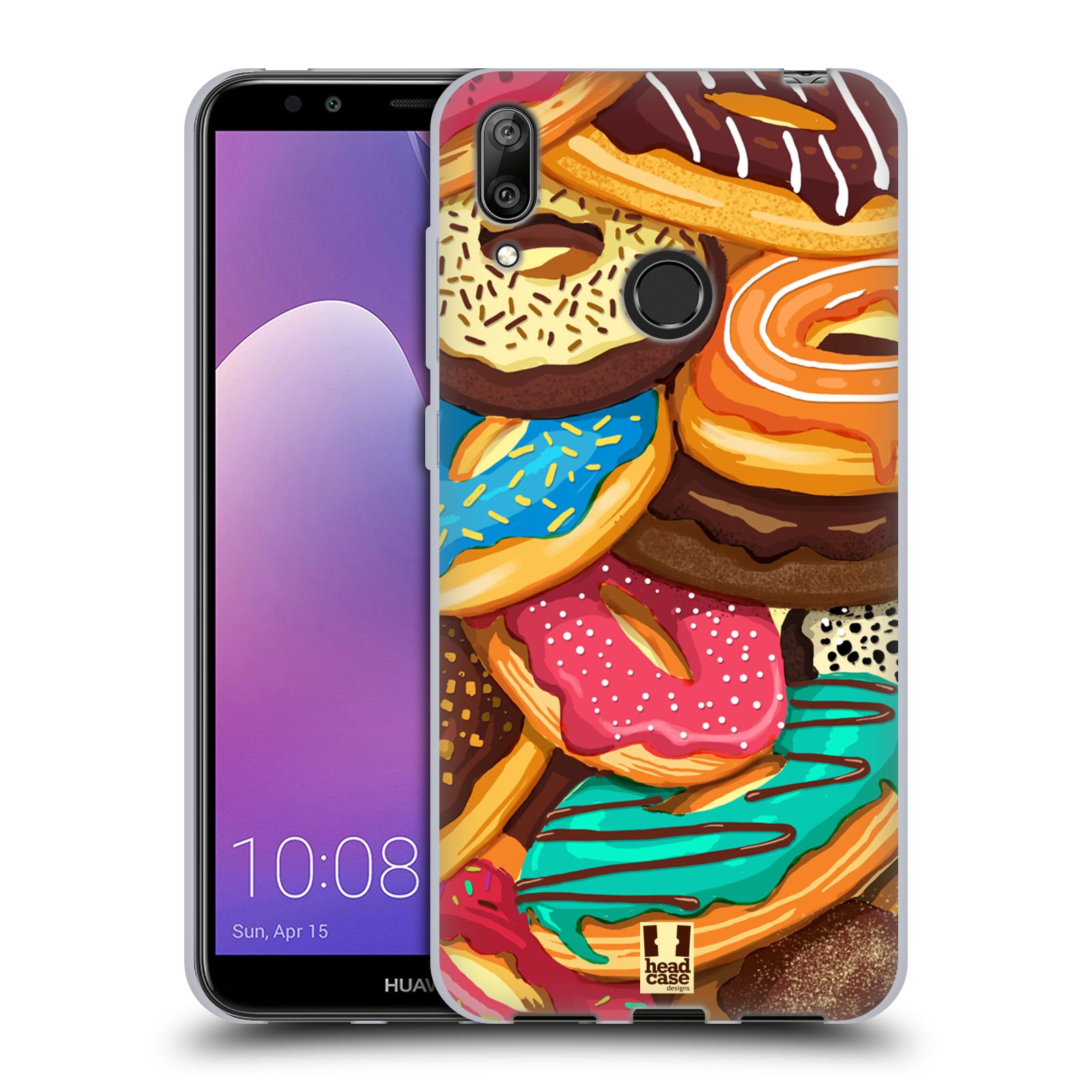 Silikonové pouzdro na mobil Huawei Y7 (2019) - Head Case - DONUTKY VŠUDE