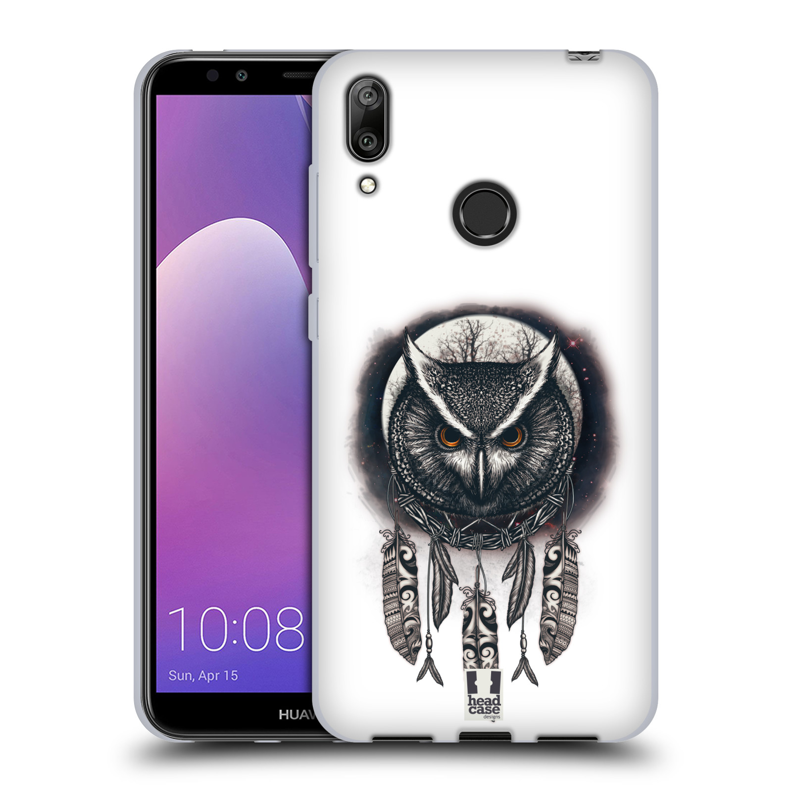 Silikonové pouzdro na mobil Huawei Y7 (2019) - Head Case - Soví lapač