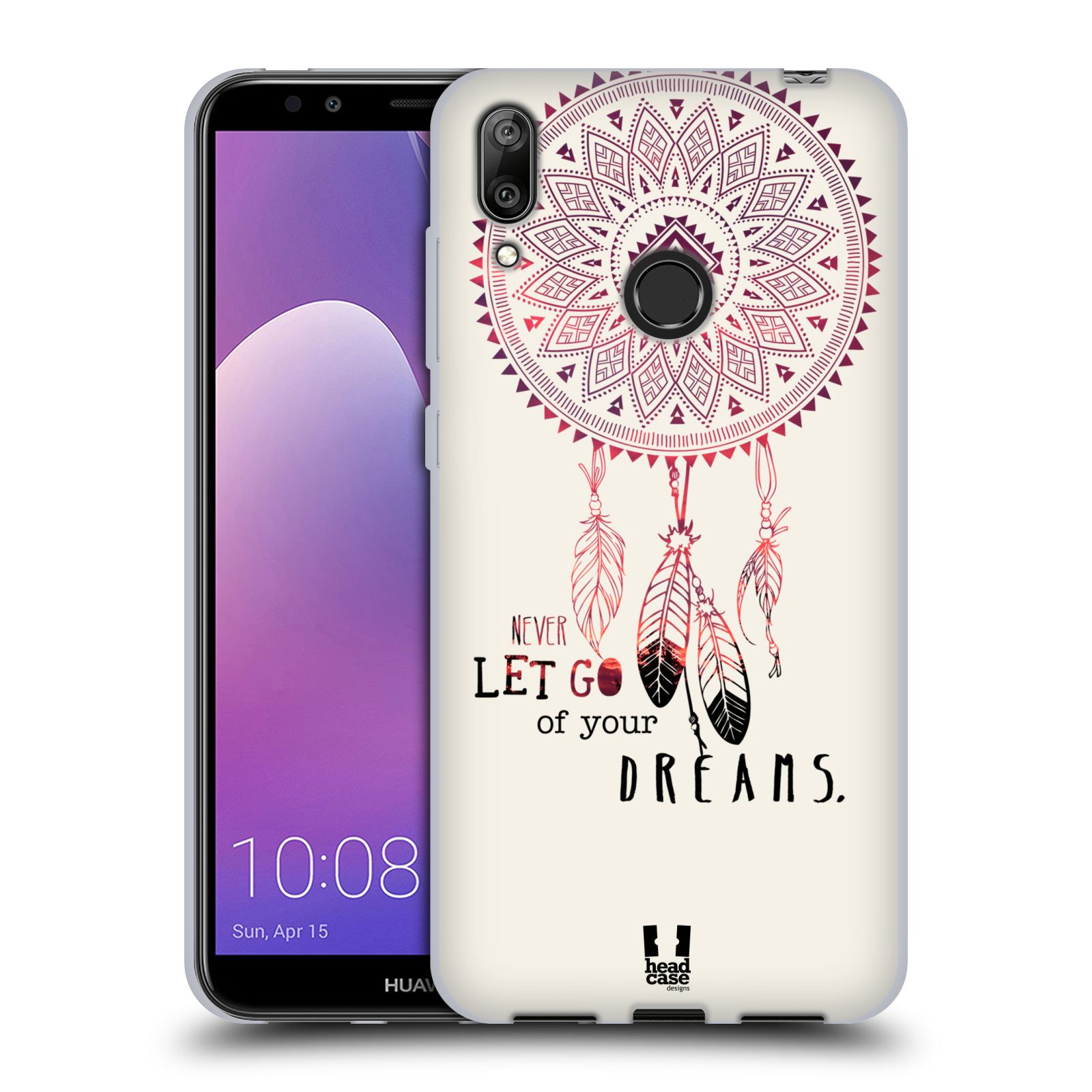 Silikonové pouzdro na mobil Huawei Y7 (2019) - Head Case - LAPAČ NEVER DREAMS