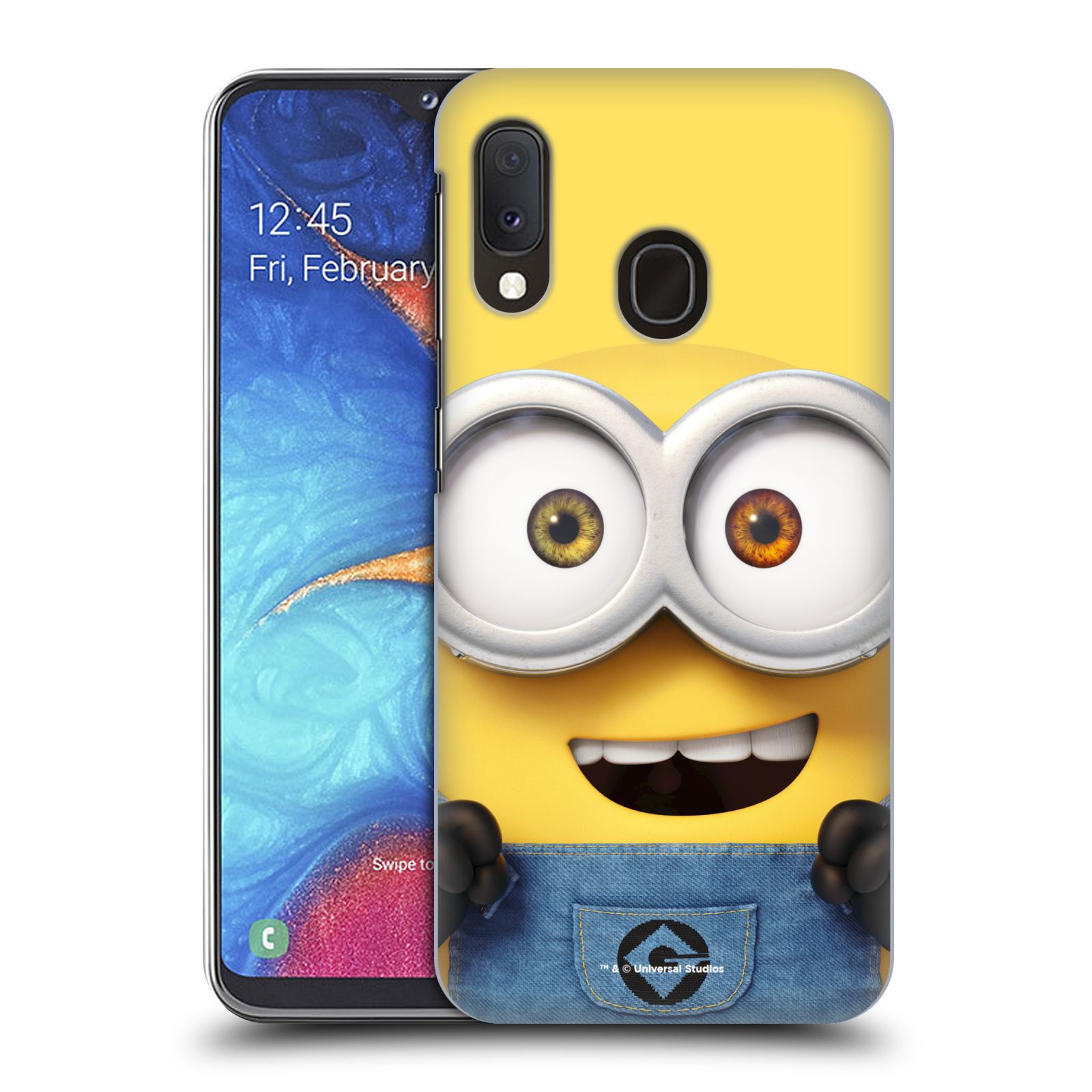 Plastové pouzdro na mobil Samsung Galaxy A20e - Head Case - Mimoň Bob z filmu Já, padouch - Despicable Me