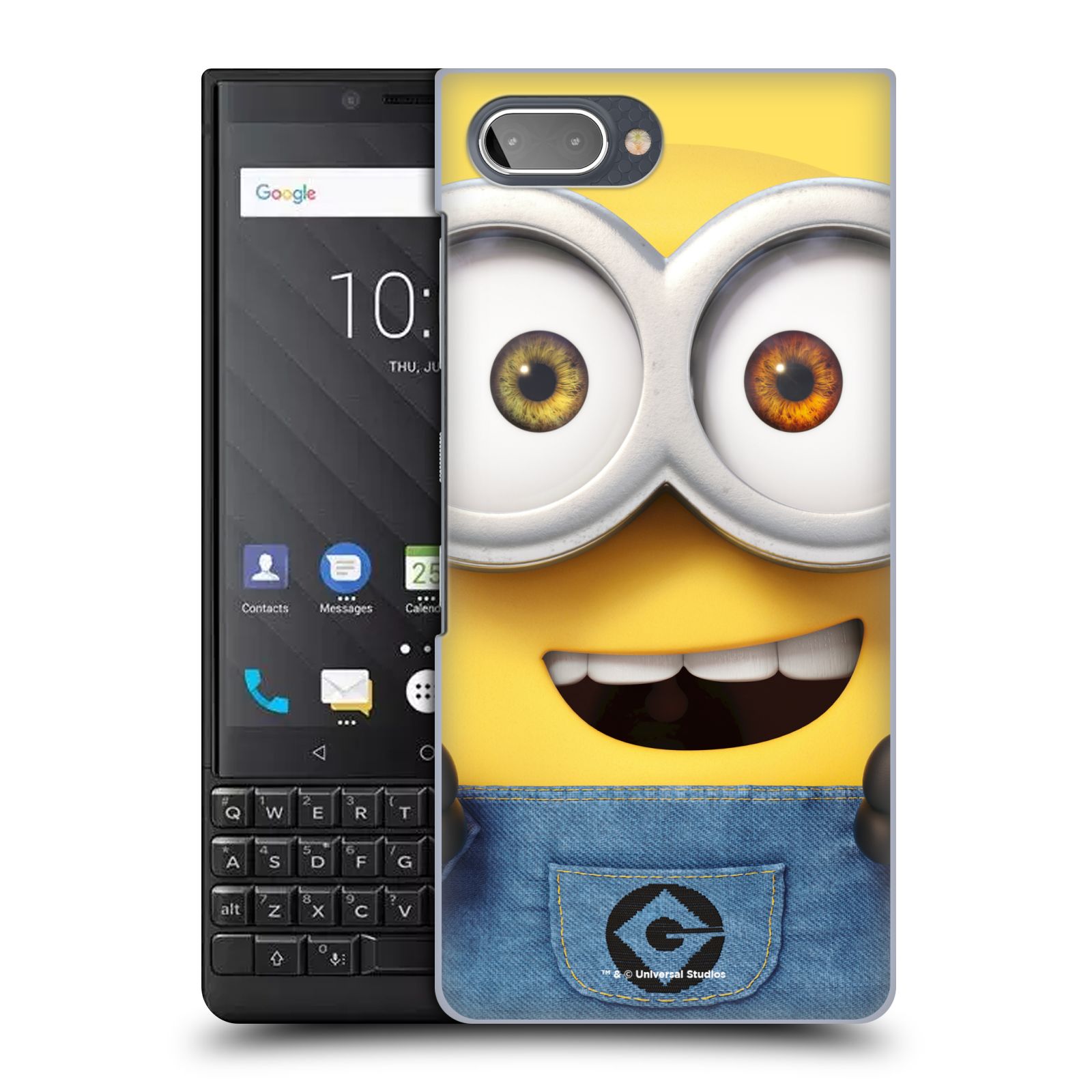 Plastové pouzdro na mobil Blackberry Key 2 - Head Case - Mimoň Bob z filmu Já, padouch - Despicable Me (Plastový kryt, pouzdro, obal na mobilní telefon Blackberry KeyTwo / Blackberry Key2 s oficiálním licencovaným motivem Mimoň Bob z filmu Já, padouch -)