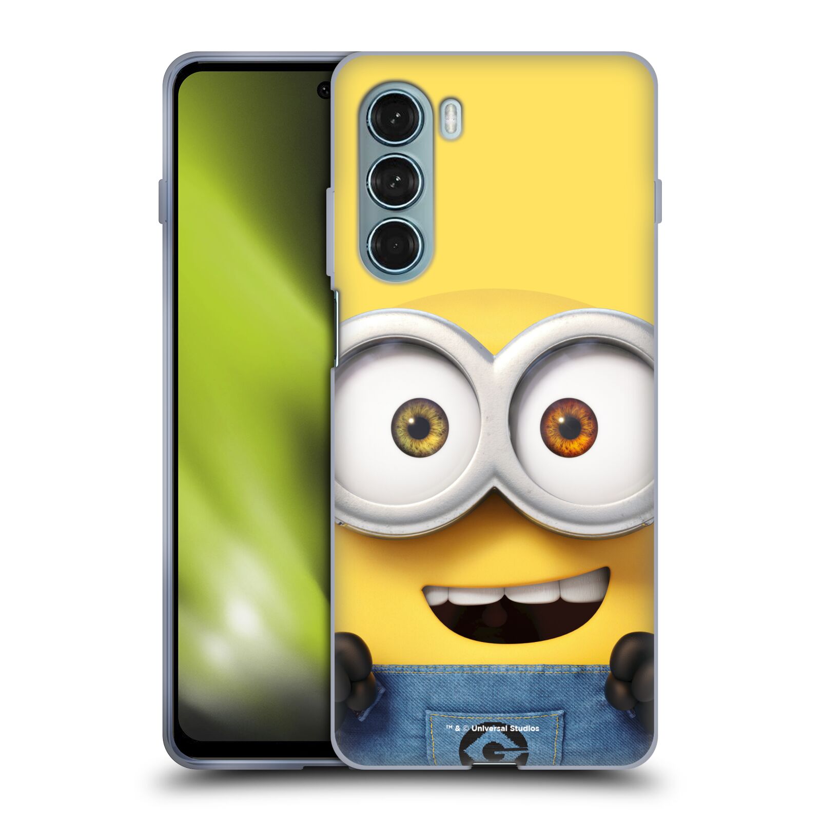 Silikonové pouzdro na mobil Motorola Moto G200 5G - Head Case - Mimoň Bob z filmu Já, padouch - Despicable Me