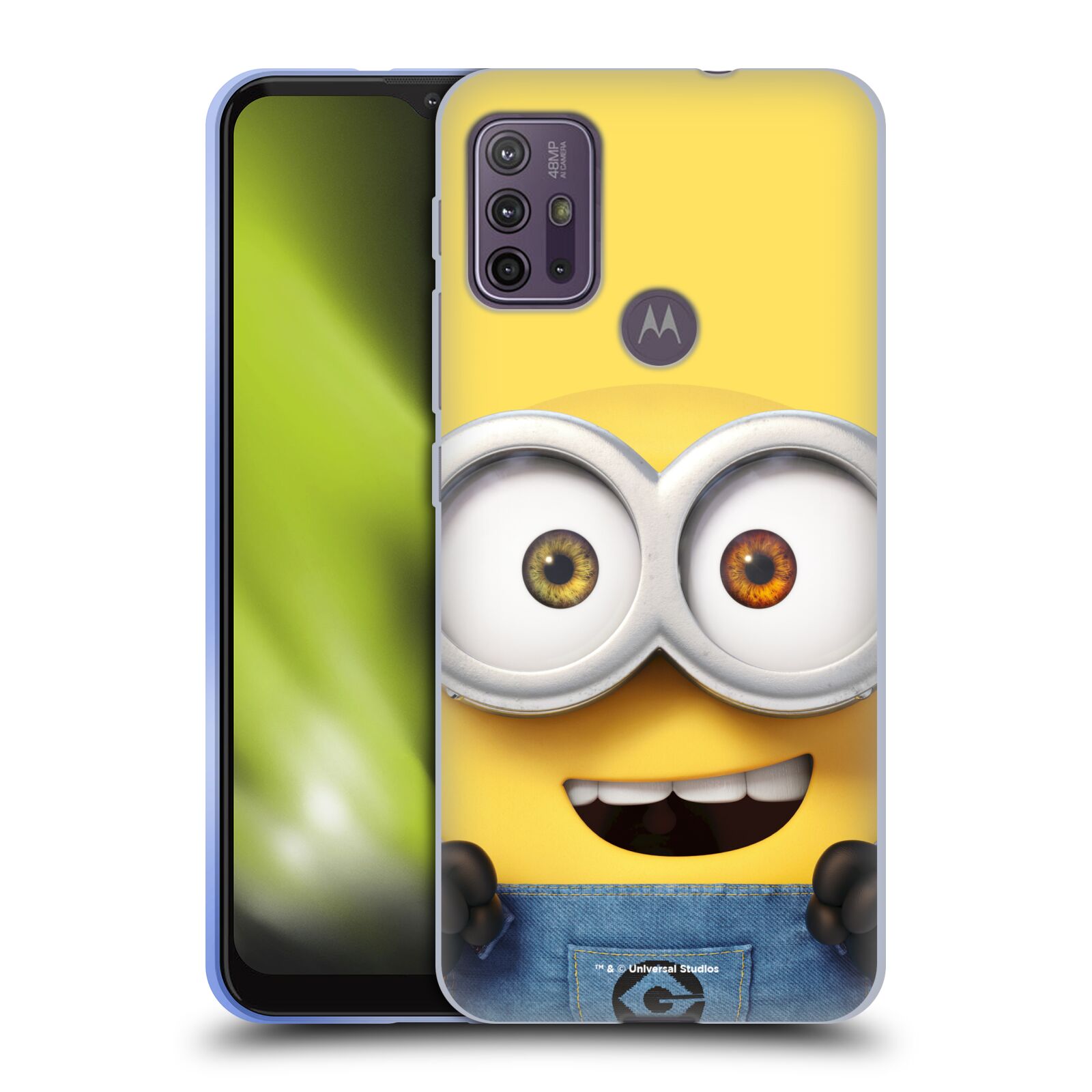 Silikonové pouzdro na mobil Motorola Moto G10 / G30 - Head Case - Mimoň Bob z filmu Já, padouch - Despicable Me
