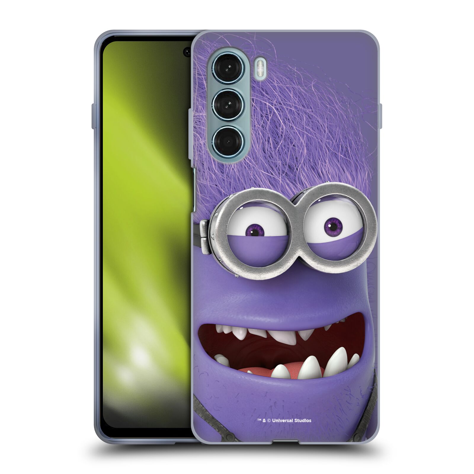 Silikonové pouzdro na mobil Motorola Moto G200 5G - Head Case - Zlý Mimoň z filmu Já, padouch - Despicable Me