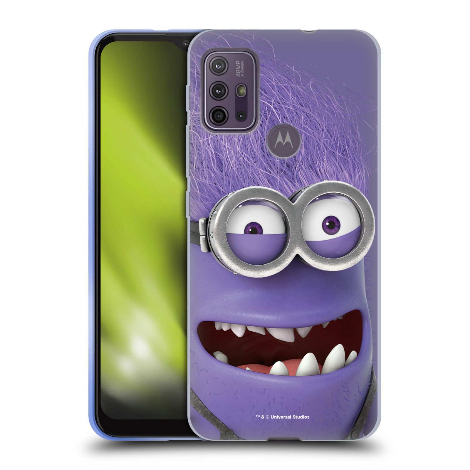 Silikonové pouzdro na mobil Motorola Moto G10 / G30 - Head Case - Zlý Mimoň z filmu Já, padouch - Despicable Me