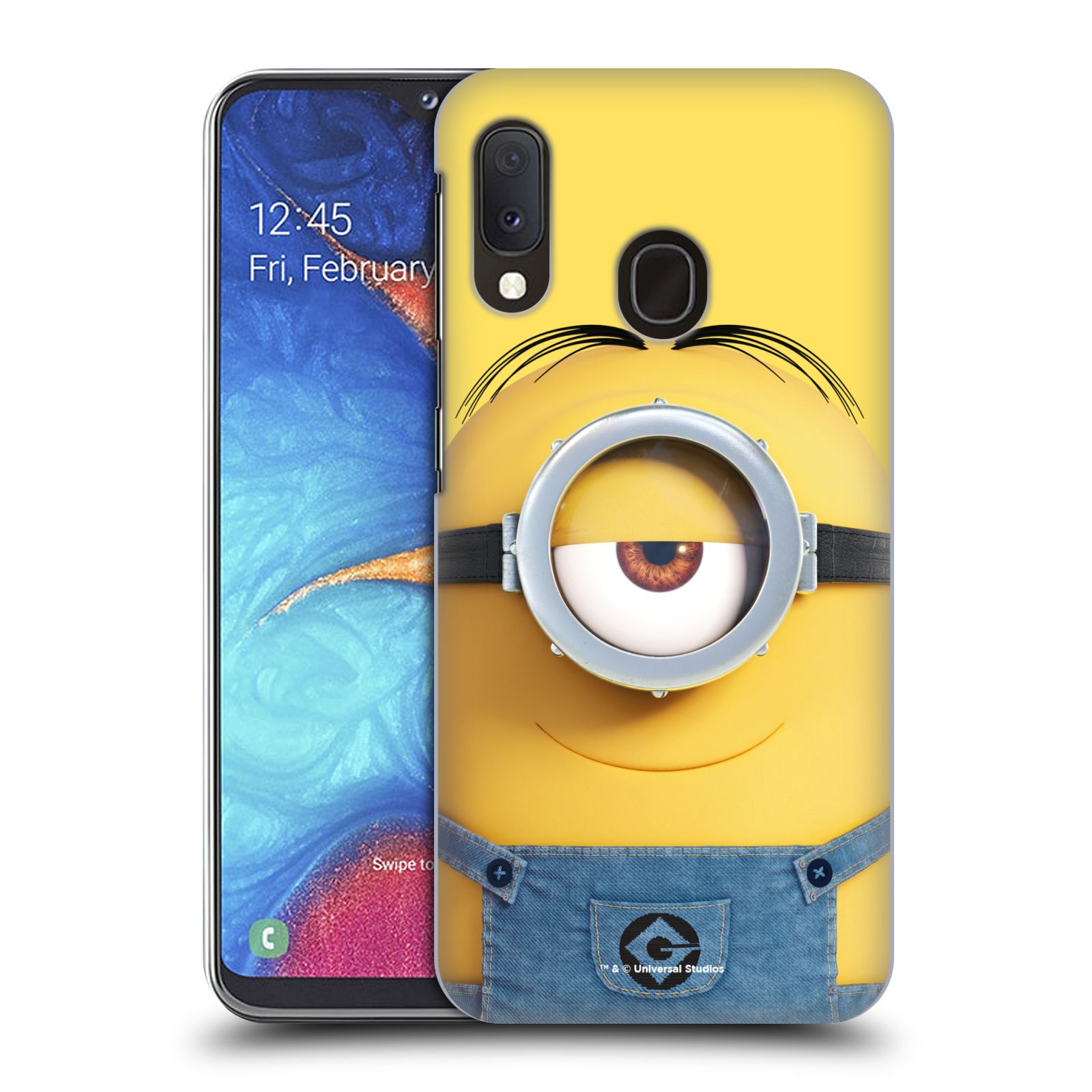 Plastové pouzdro na mobil Samsung Galaxy A20e - Head Case - Mimoň Stuart z filmu Já, padouch - Despicable Me