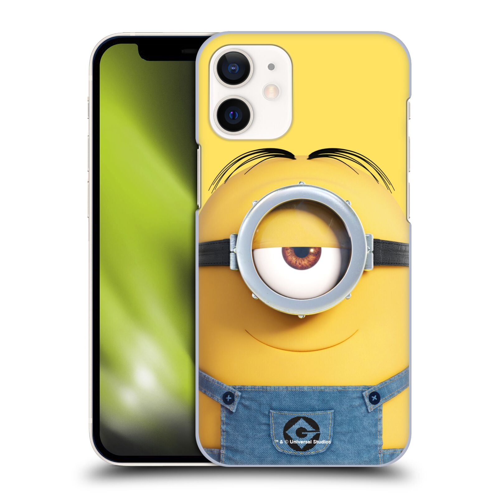 Plastové pouzdro na mobil Apple iPhone 12 Mini - Head Case - Mimoň Stuart z filmu Já, padouch - Despicable Me