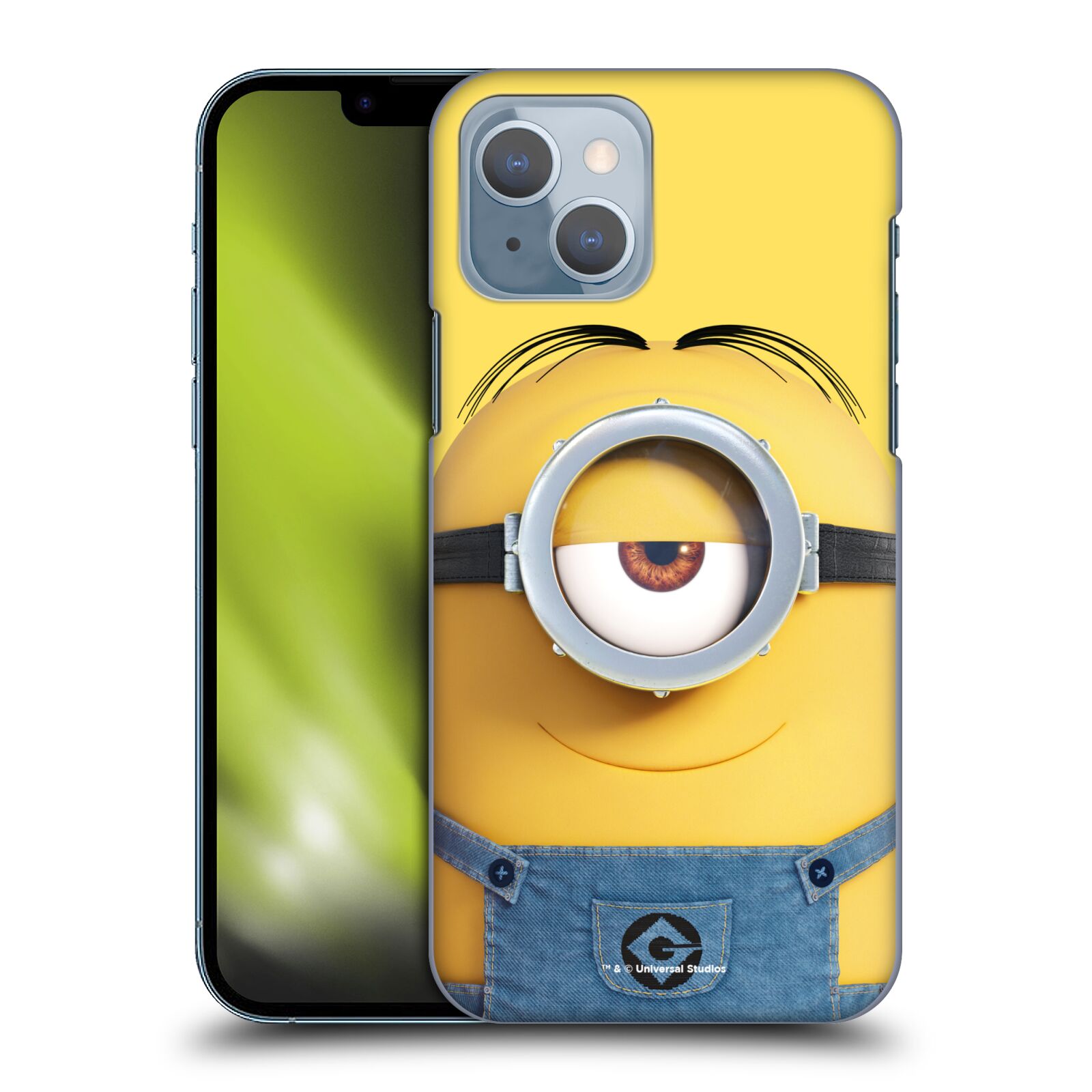 Plastové pouzdro na mobil Apple iPhone 14 - Head Case - Mimoň Stuart z filmu Já, padouch - Despicable Me