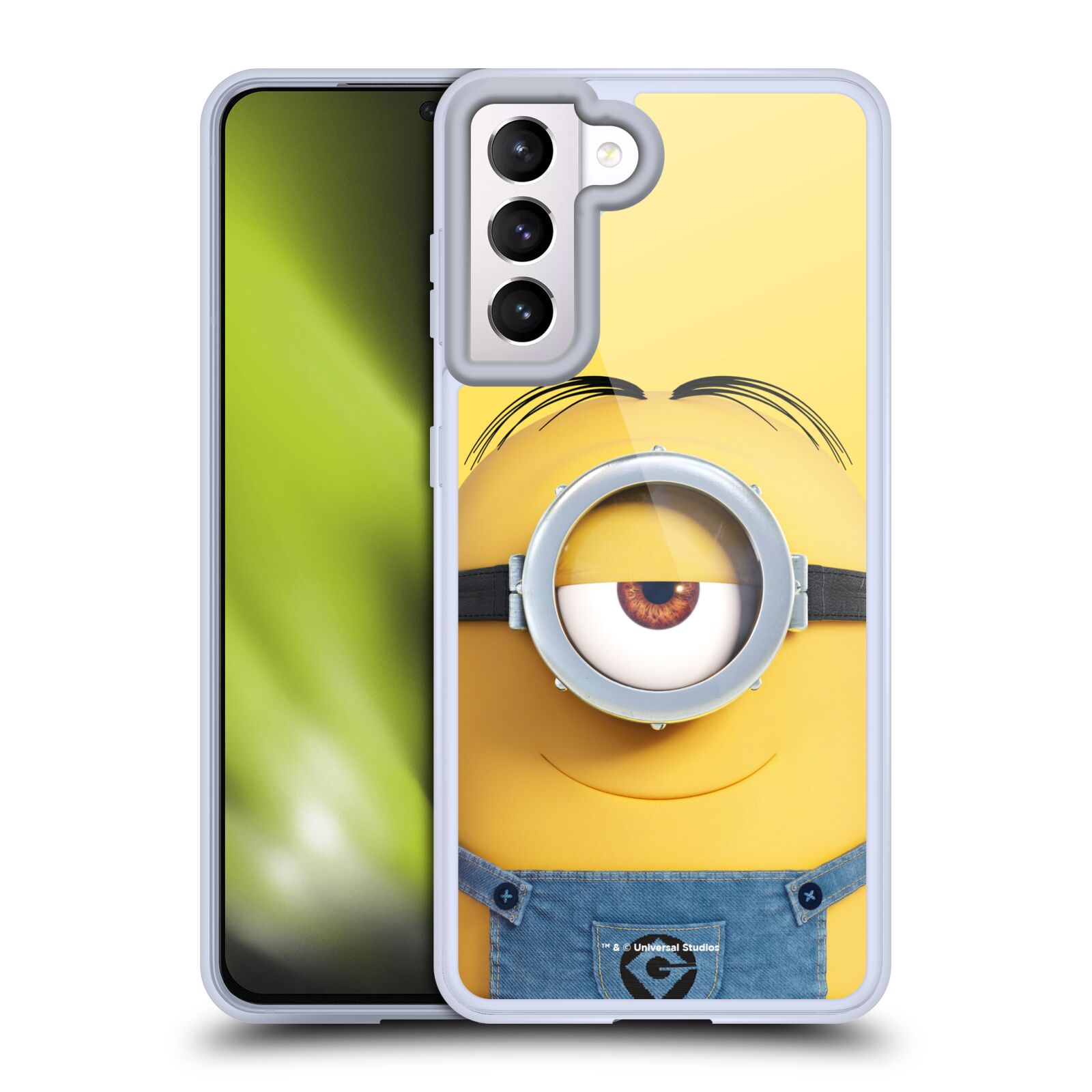 Silikonové pouzdro na mobil Samsung Galaxy S21 5G - Head Case - Mimoň Stuart z filmu Já, padouch - Despicable Me - výprodej