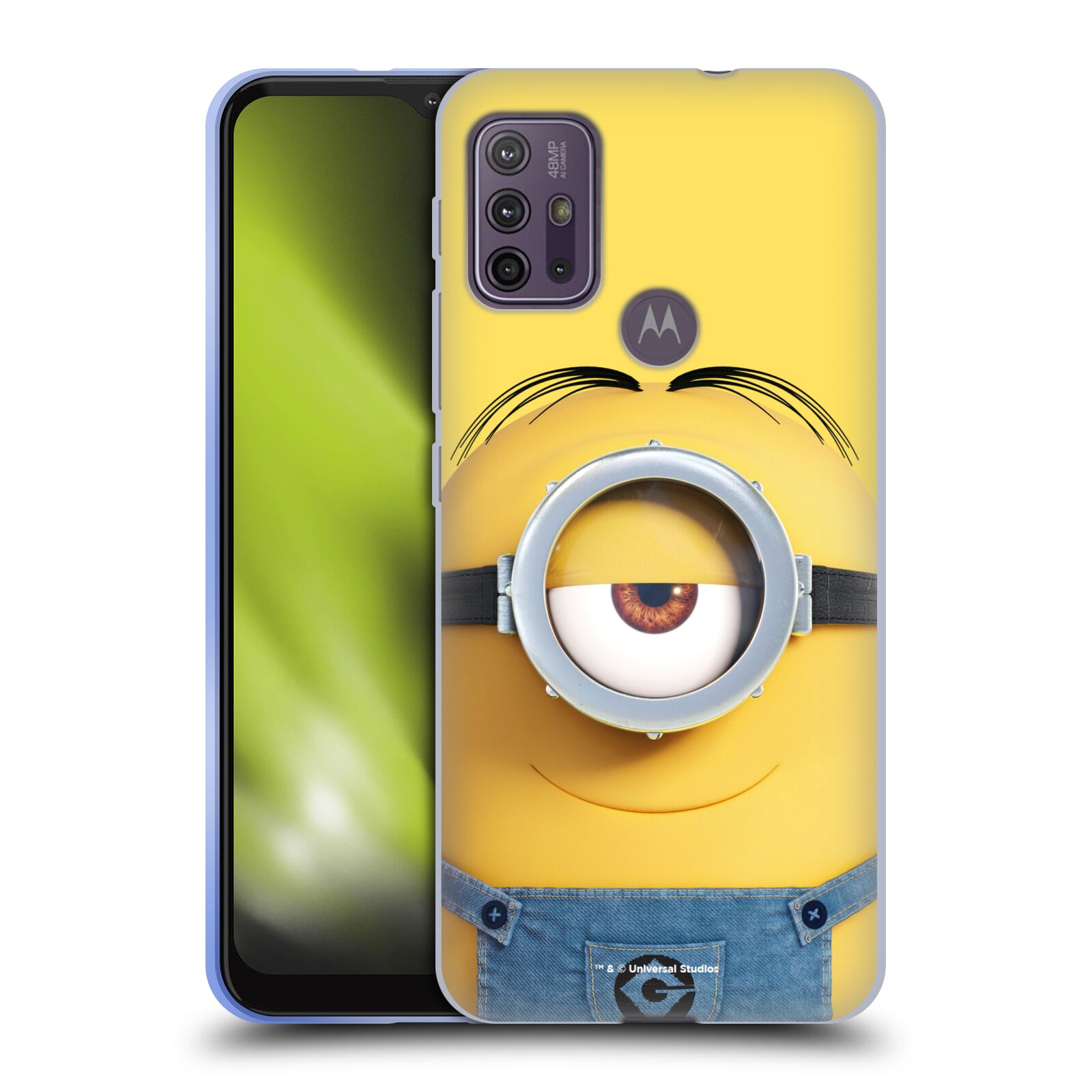 Silikonové pouzdro na mobil Motorola Moto G10 / G30 - Head Case - Mimoň Stuart z filmu Já, padouch - Despicable Me