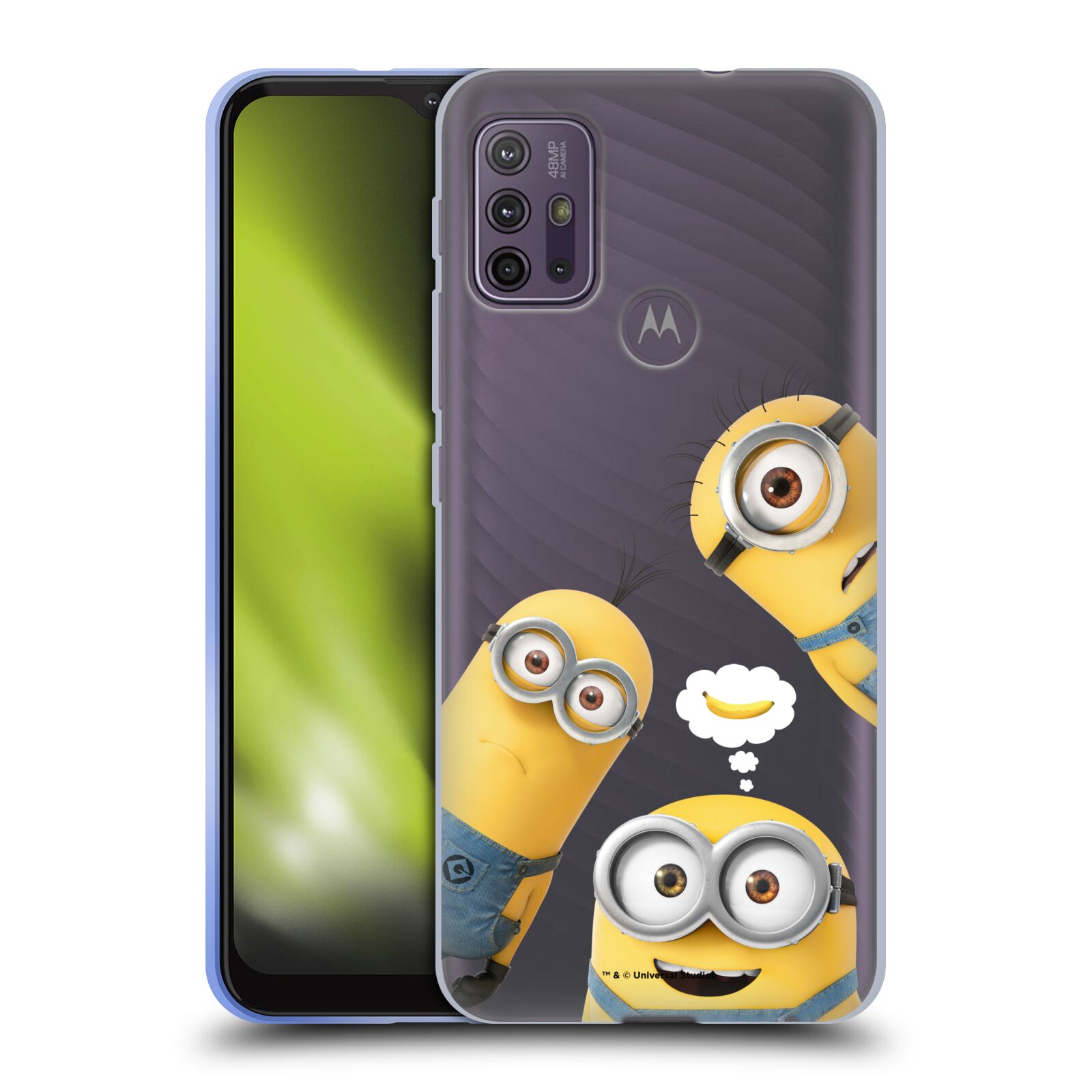 Silikonové pouzdro na mobil Motorola Moto G10 / G30 - Head Case - Mimoni Banana z filmu Já, padouch - Despicable Me