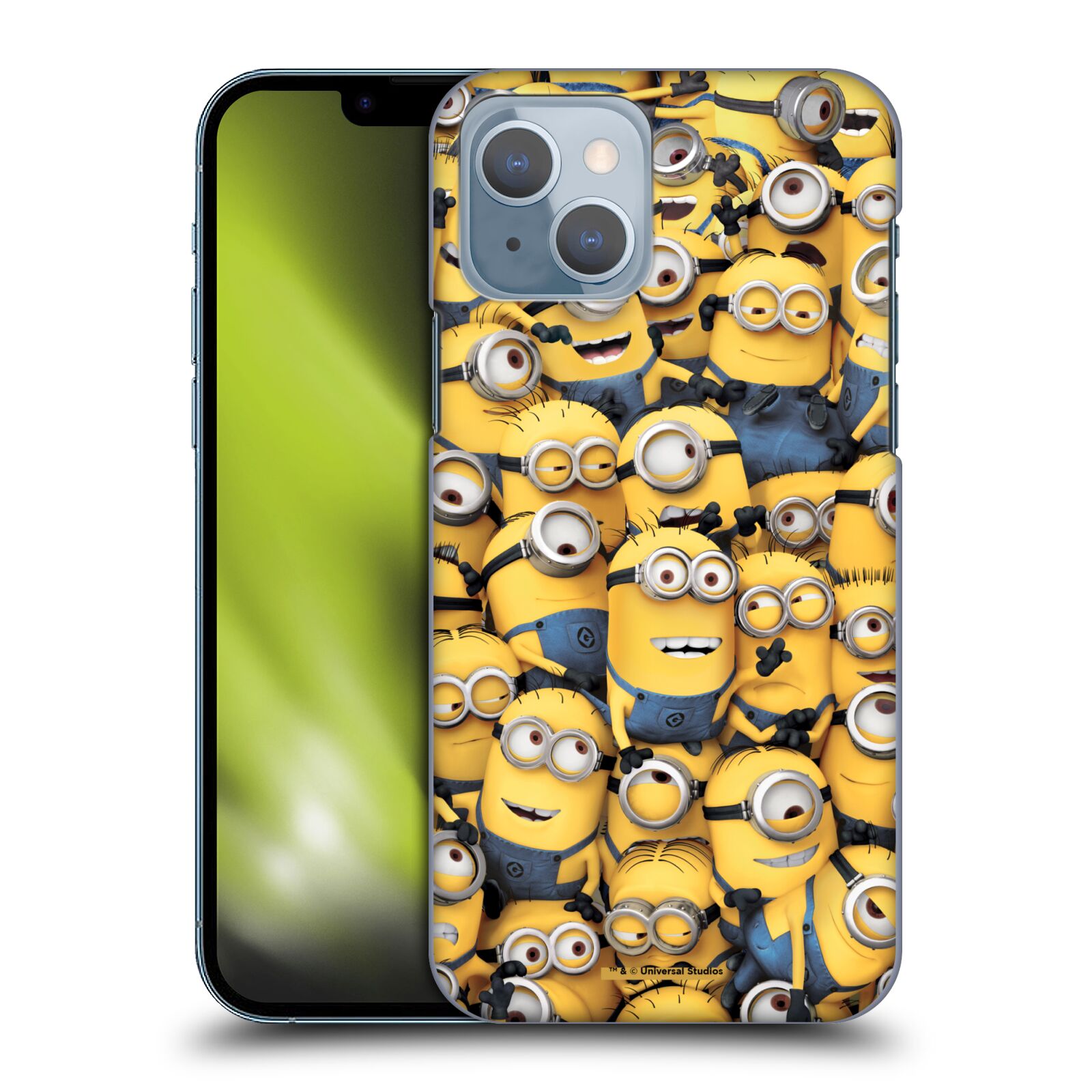Plastové pouzdro na mobil Apple iPhone 14 - Head Case - Mimoni všude z filmu Já, padouch - Despicable Me