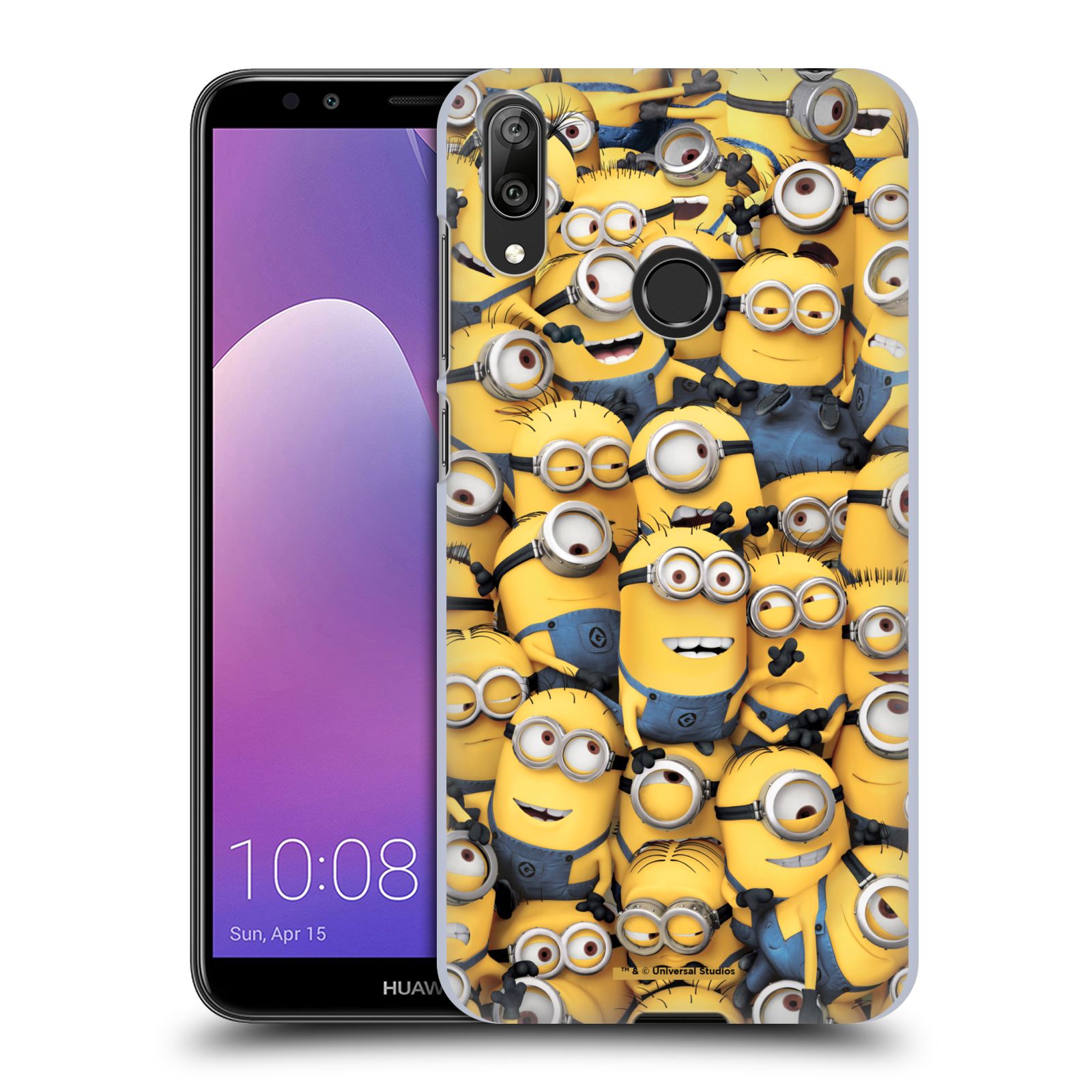 Plastové pouzdro na mobil Huawei Y7 (2019) - Head Case - Mimoni všude z filmu Já, padouch - Despicable Me