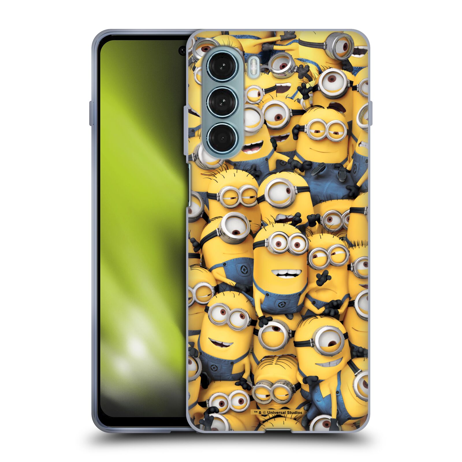 Silikonové pouzdro na mobil Motorola Moto G200 5G - Head Case - Mimoni všude z filmu Já, padouch - Despicable Me